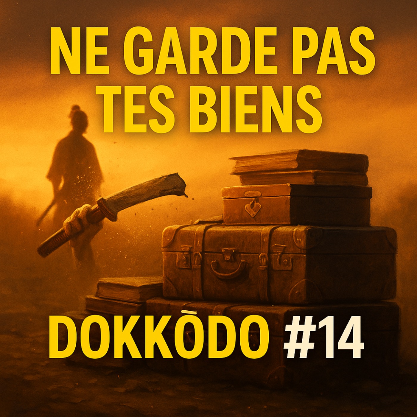 📜 Principe #14 : Le poids des objets – Pourquoi il faut savoir lâcher DOKKODO 21 principes du samouraï
