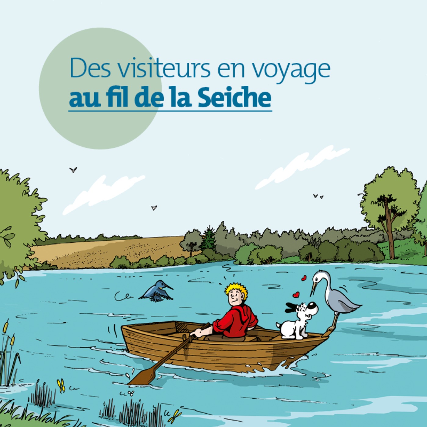 cover art for Des visiteurs en voyage au fil de la Seiche