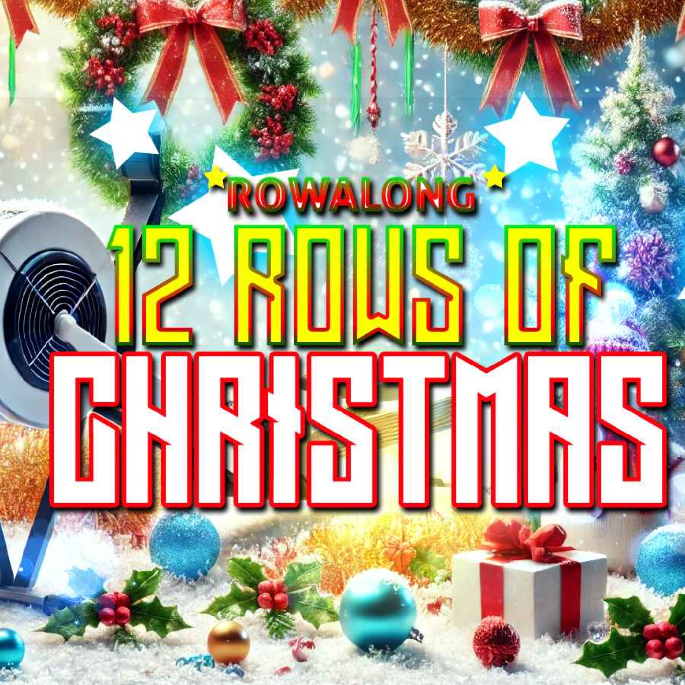 12 Rows of Christmas - 3 TABATA 's - HISS / HIIT Rowing Workout episode artwork