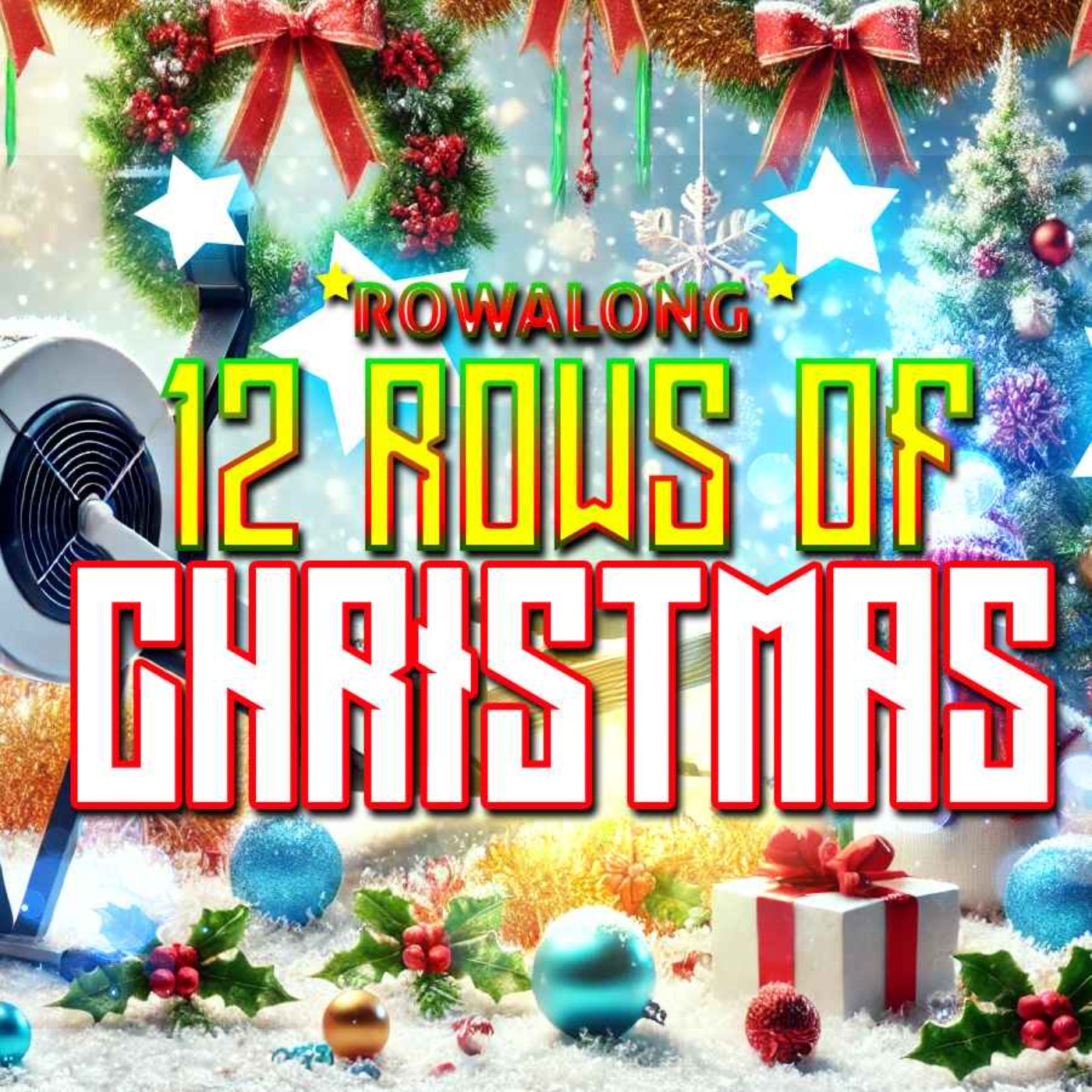 12 Rows of Christmas - 4 Power Strokes - Rowing RowAlong Workout episode artwork