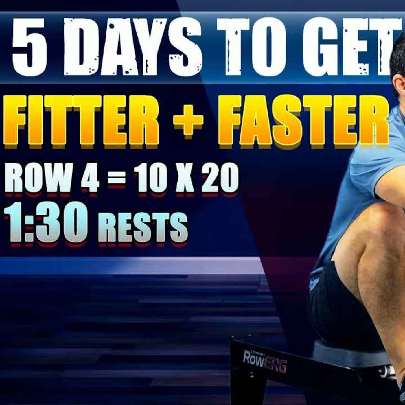 BUILD POWER + SPEED + FITNESS! Rowing Sprint Challenge 10 x 20 sec / 1:30 Rests episode artwork