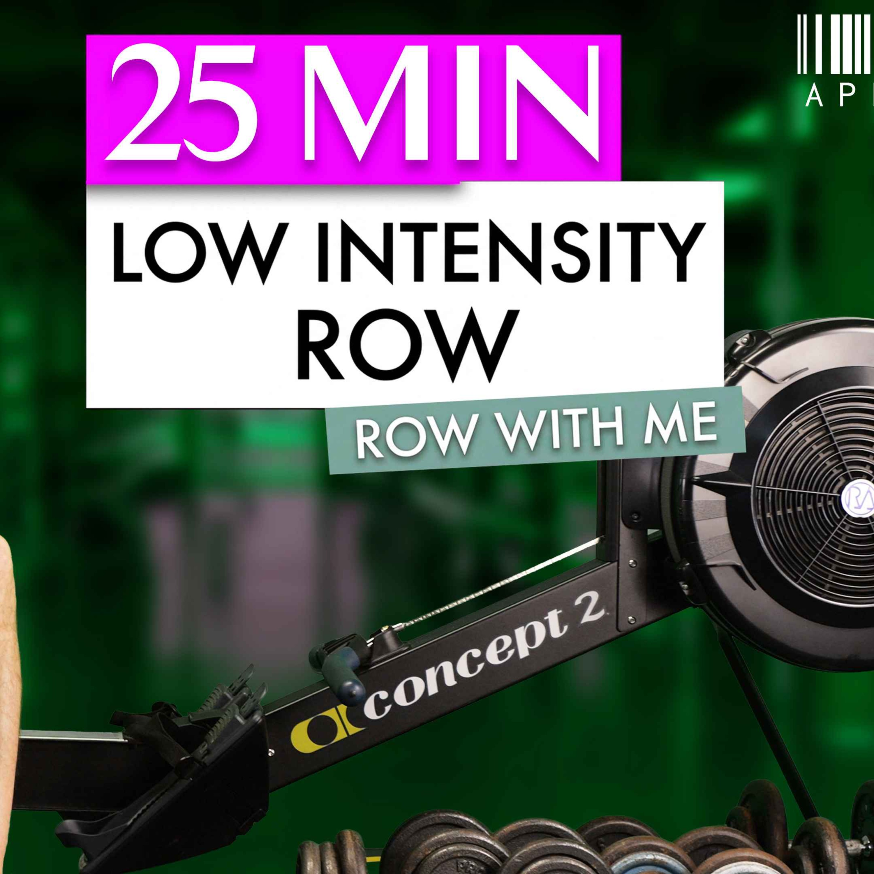 Apr 02: 25 Min Easy Rowing Workout — Quantifying Low Intensity Training | RowAlong episode artwork