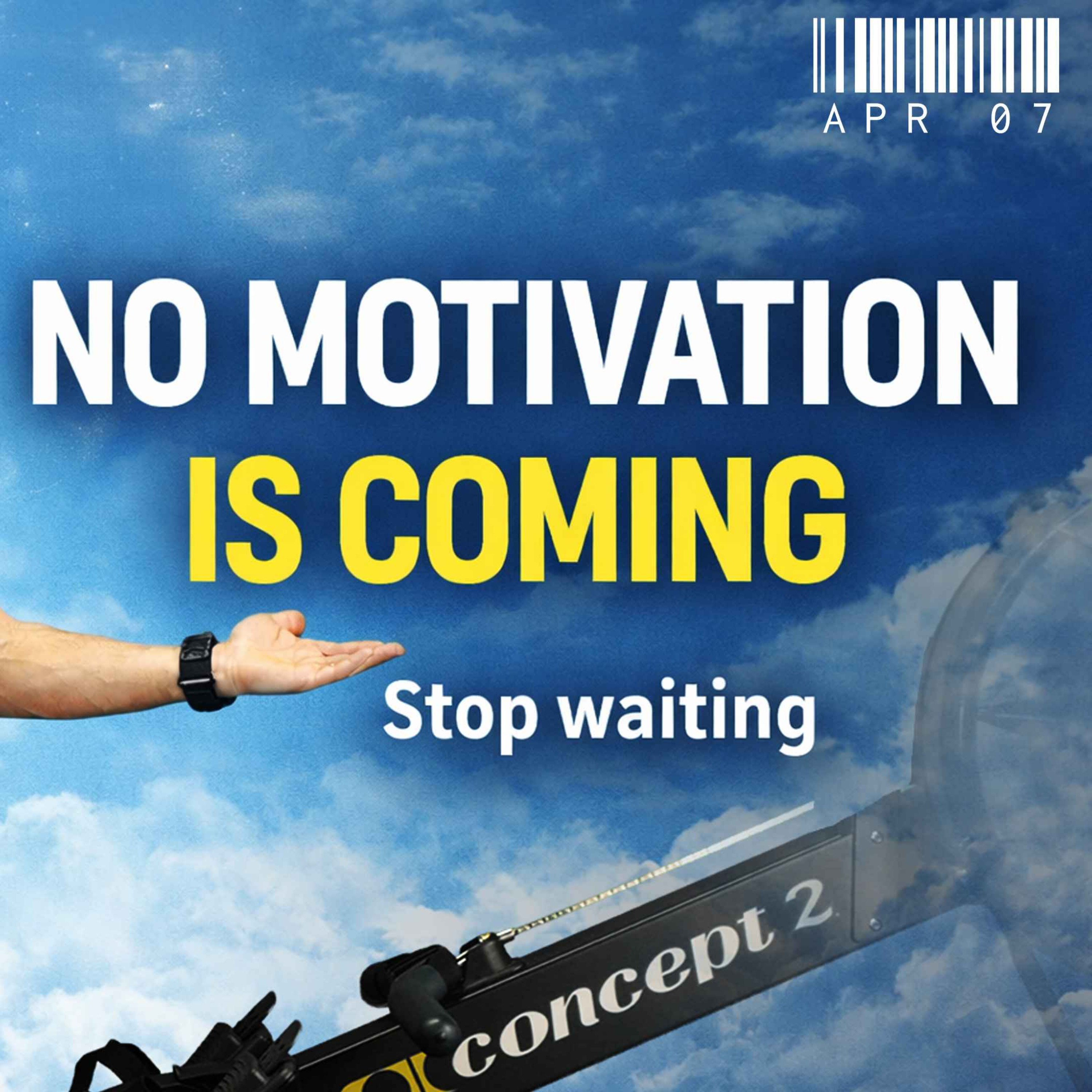 Apr 07: 5K Row + Why Motivation is a Myth | RowAlong episode artwork