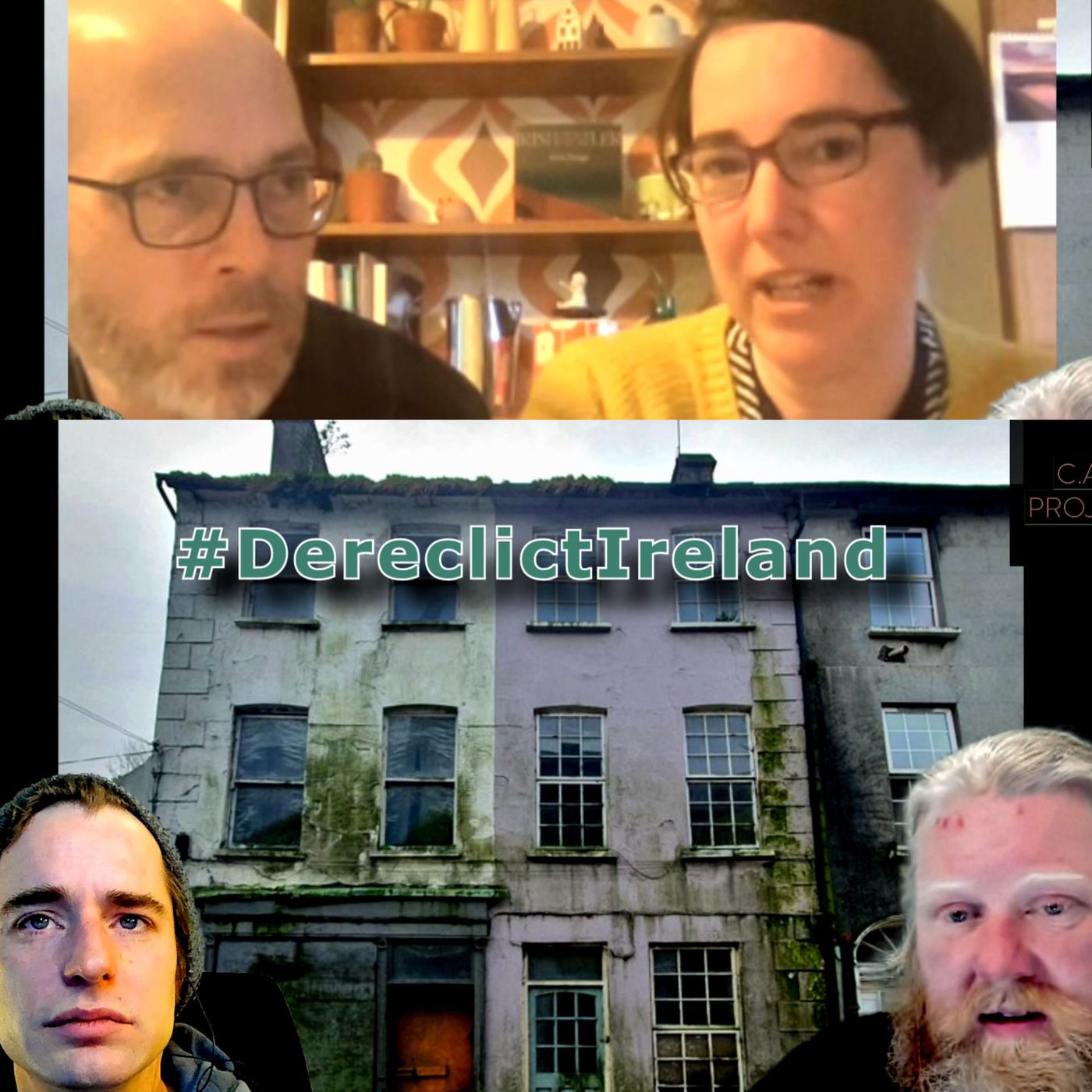 cover art for #DerelictIreland and Housing Crisis Frank O'Connor Jude Sherry Sustainable Design Experts