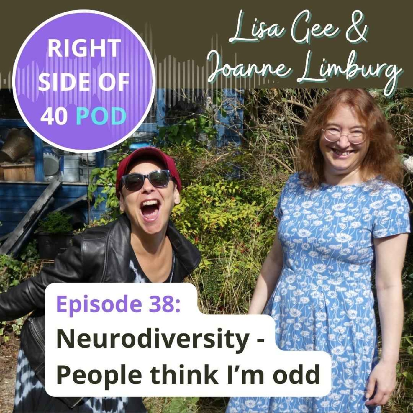 cover art for Episode 38: Neurodiversity - people think I'm odd