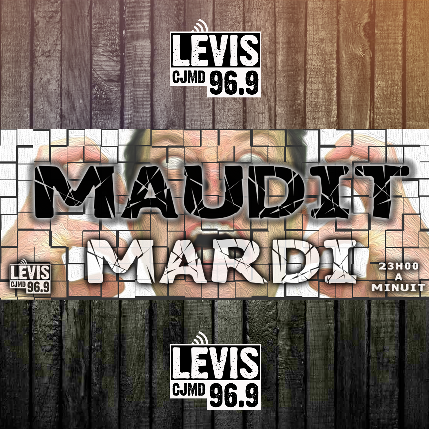 Illustration du podcast MAUDIT MARDI | CJMD 96,9 FM LÉVIS | L'ALTERNATIVE RADIOPHONIQUE