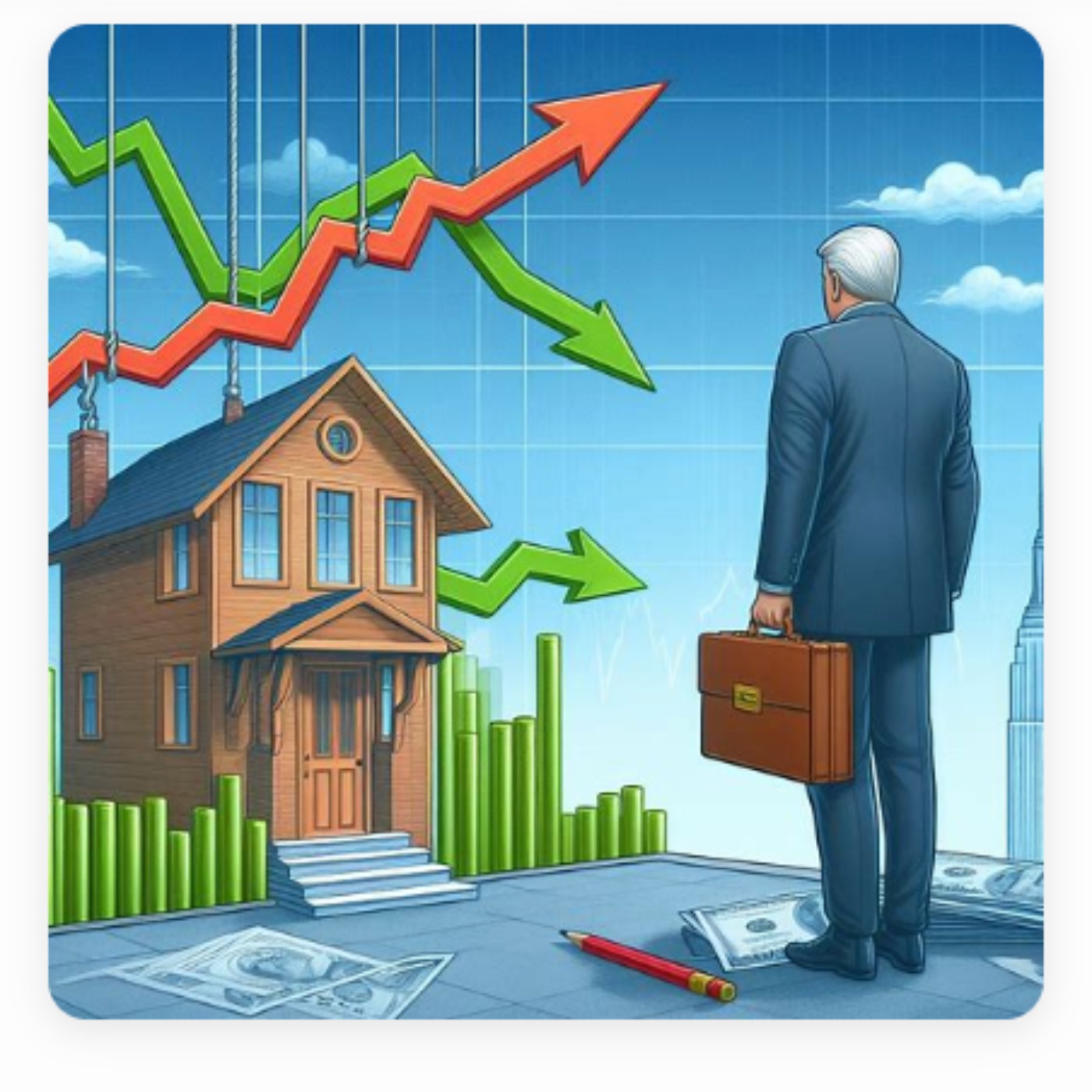 House prices firmly on the rise again. Leo exits. - podcast episode cover