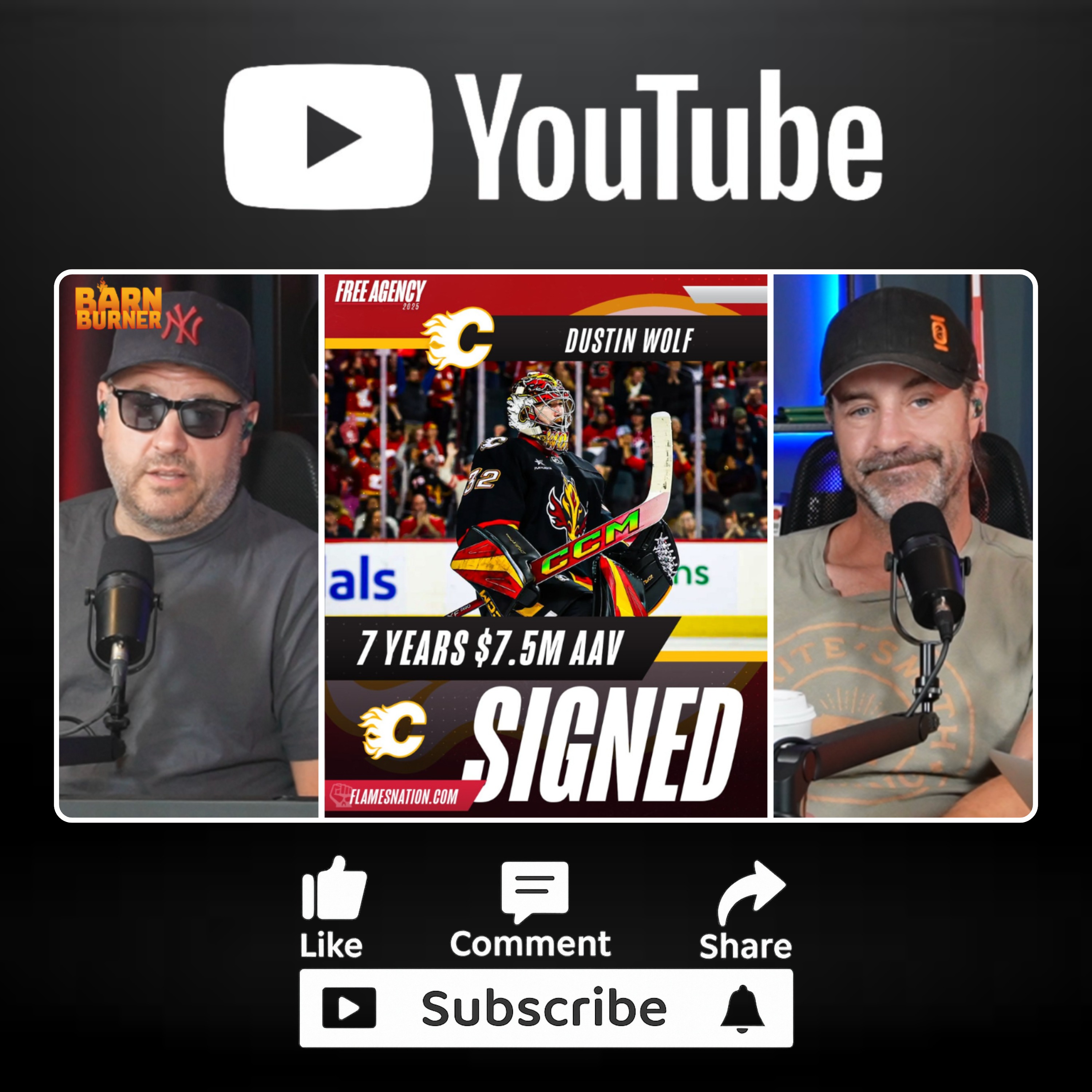 Flames Sign Dustin Wolf To Seven-Year Contract Extension 🐺 | BB Clips