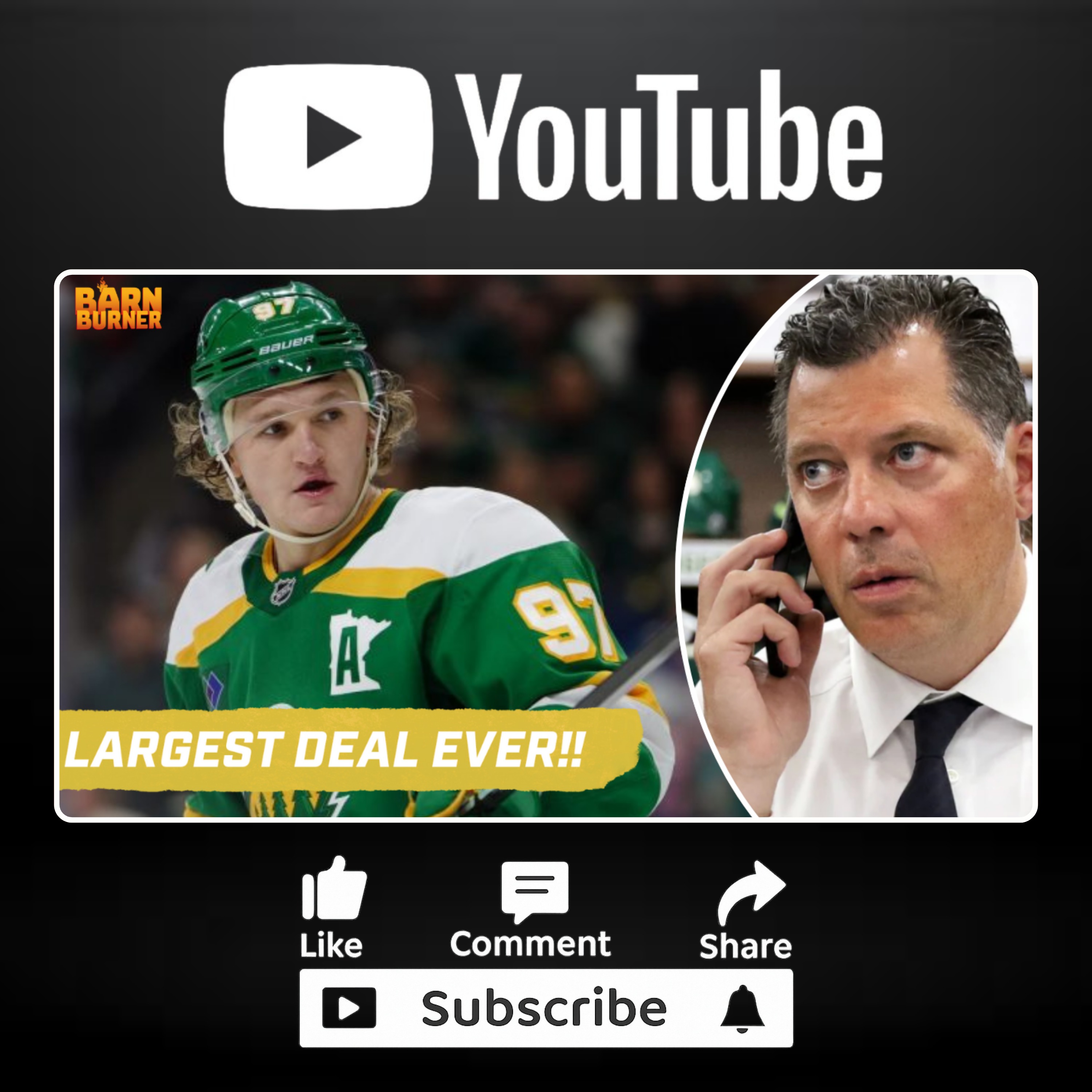 Kaprizov Signs RECORD Extension To Stay With Wild 🤑 | BB Clips