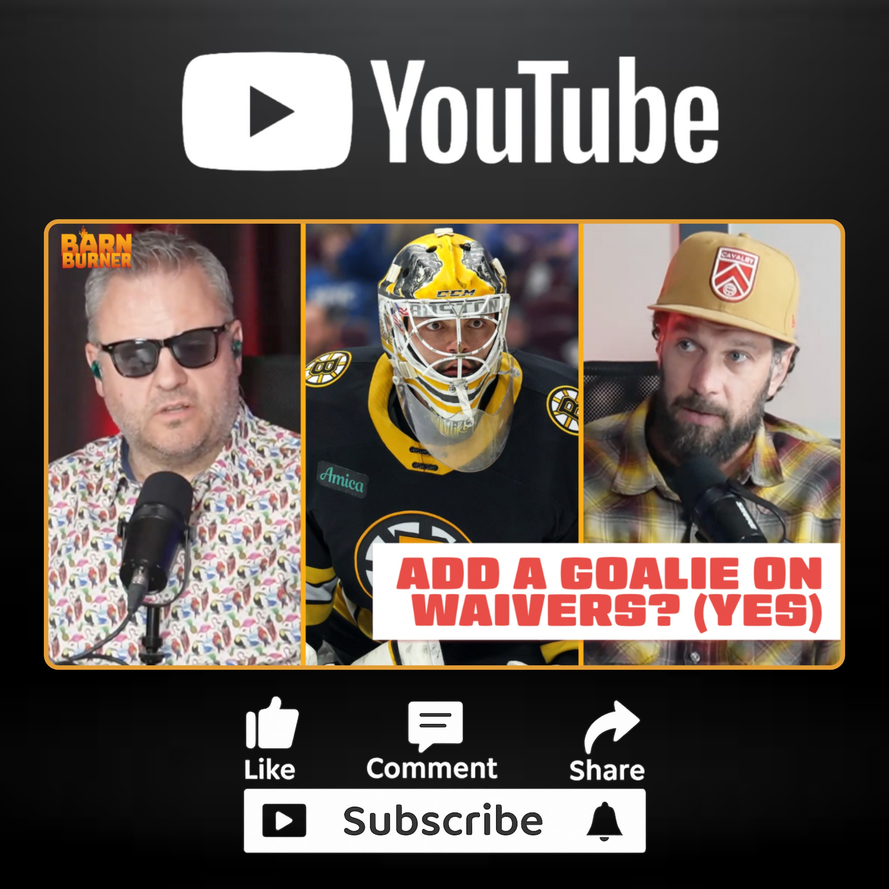 Flames Backup Goalie Disaster: Waiver Wire Options 😬 | BB Clips