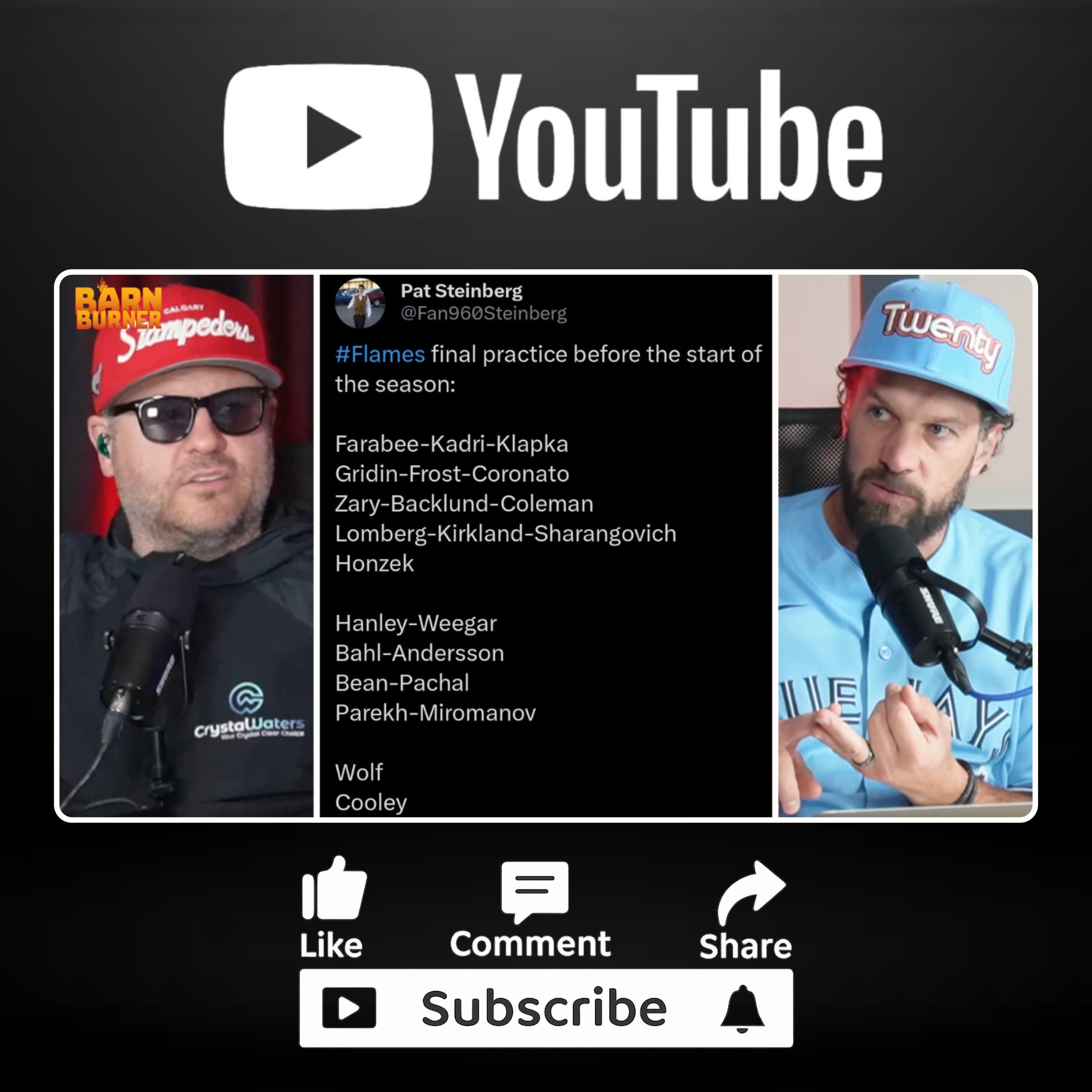 Breaking Down The Calgary Flames Final Lines Before Opening Night... Not Great 😬 | BB Clips