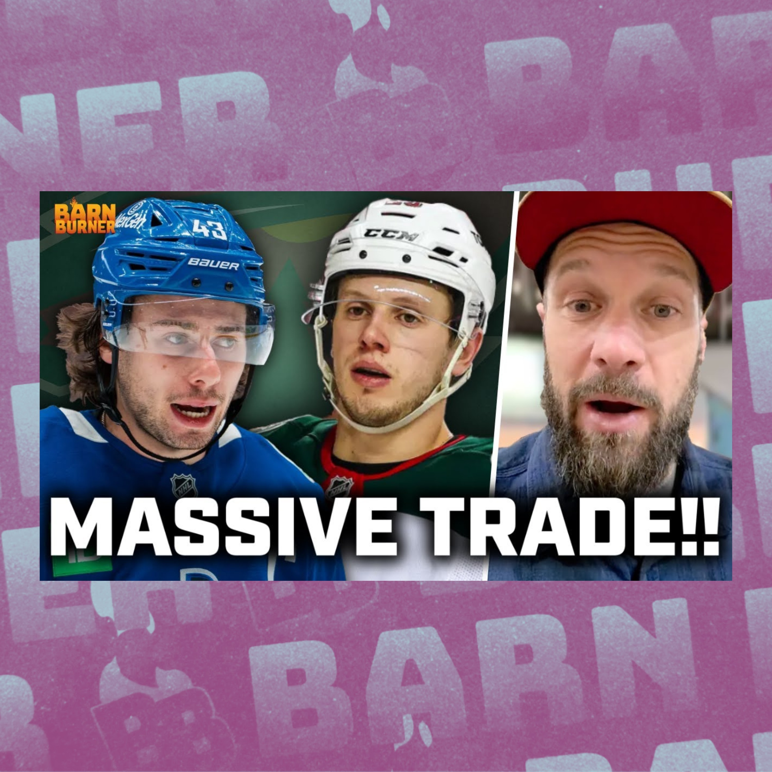 QUINN HUGHES TRADED 🚨 Pinder Reacts To A MASSIVE NHL Blockbuster | INSTANT REACTION episode artwork
