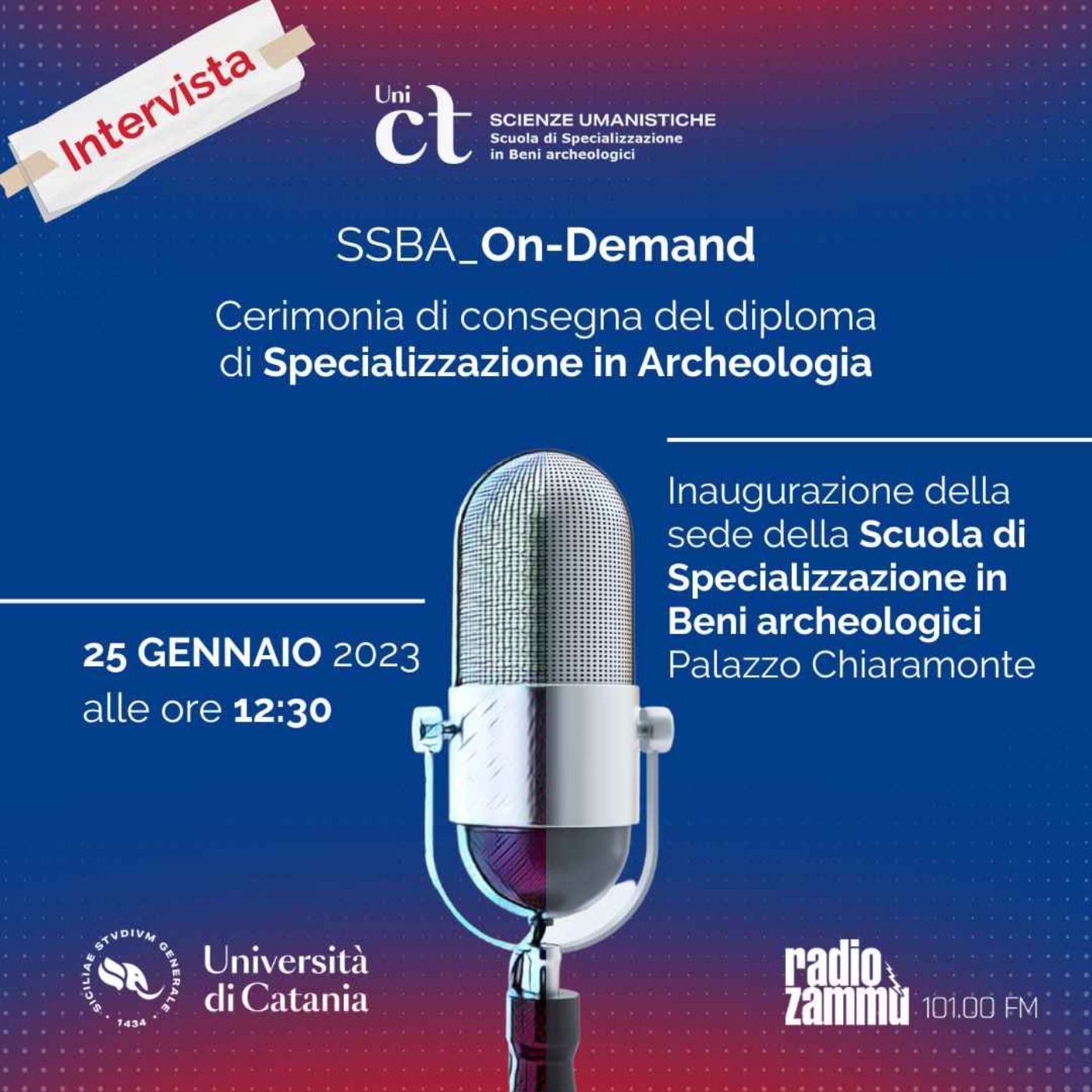 cover art for SSBA, cerimonia consegna diplomi e riapertura della sede di Palazzo Chiaramonte: riparte da qui una storia iniziata 100 anni fa