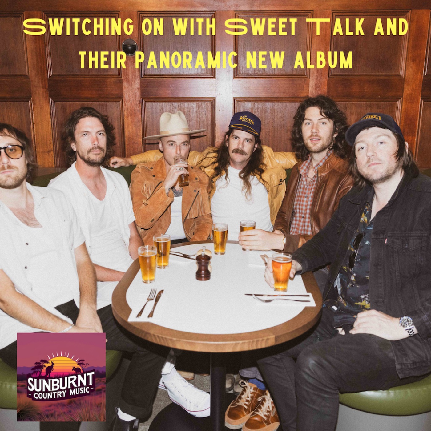 INTERVIEW: Switching on with Sweet Talk and their panoramic new album episode artwork