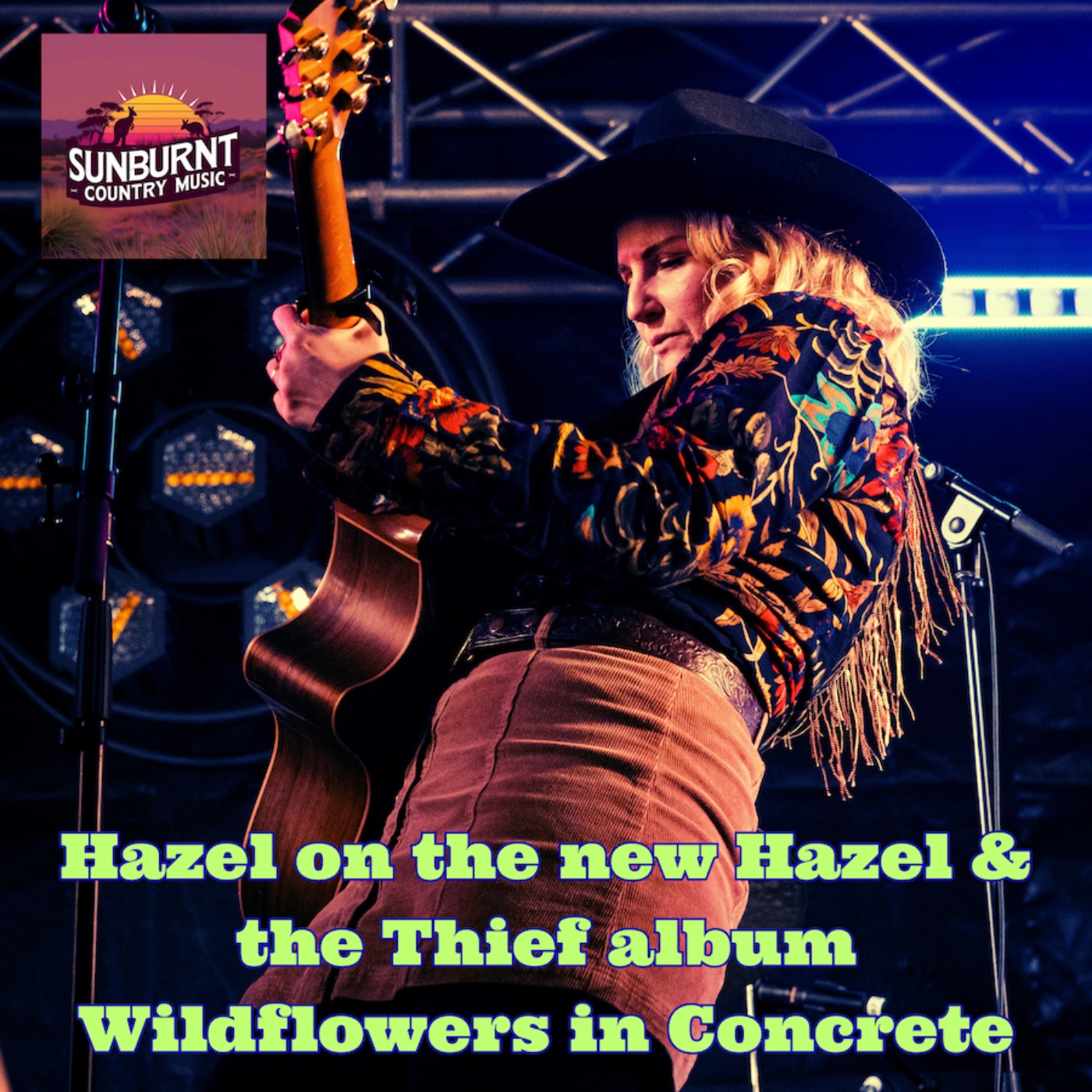 Hazel on the new Hazel & the Thief album Wildflowers in Concrete episode artwork