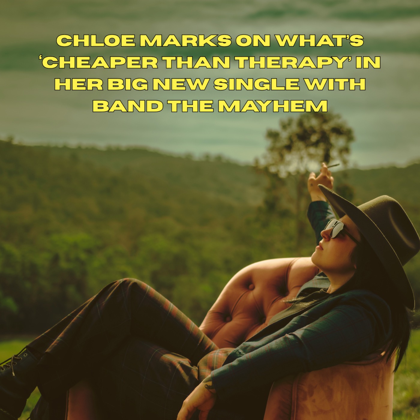 Chloe Marks on what’s ‘Cheaper Than Therapy’ in her big new single with band The Mayhem