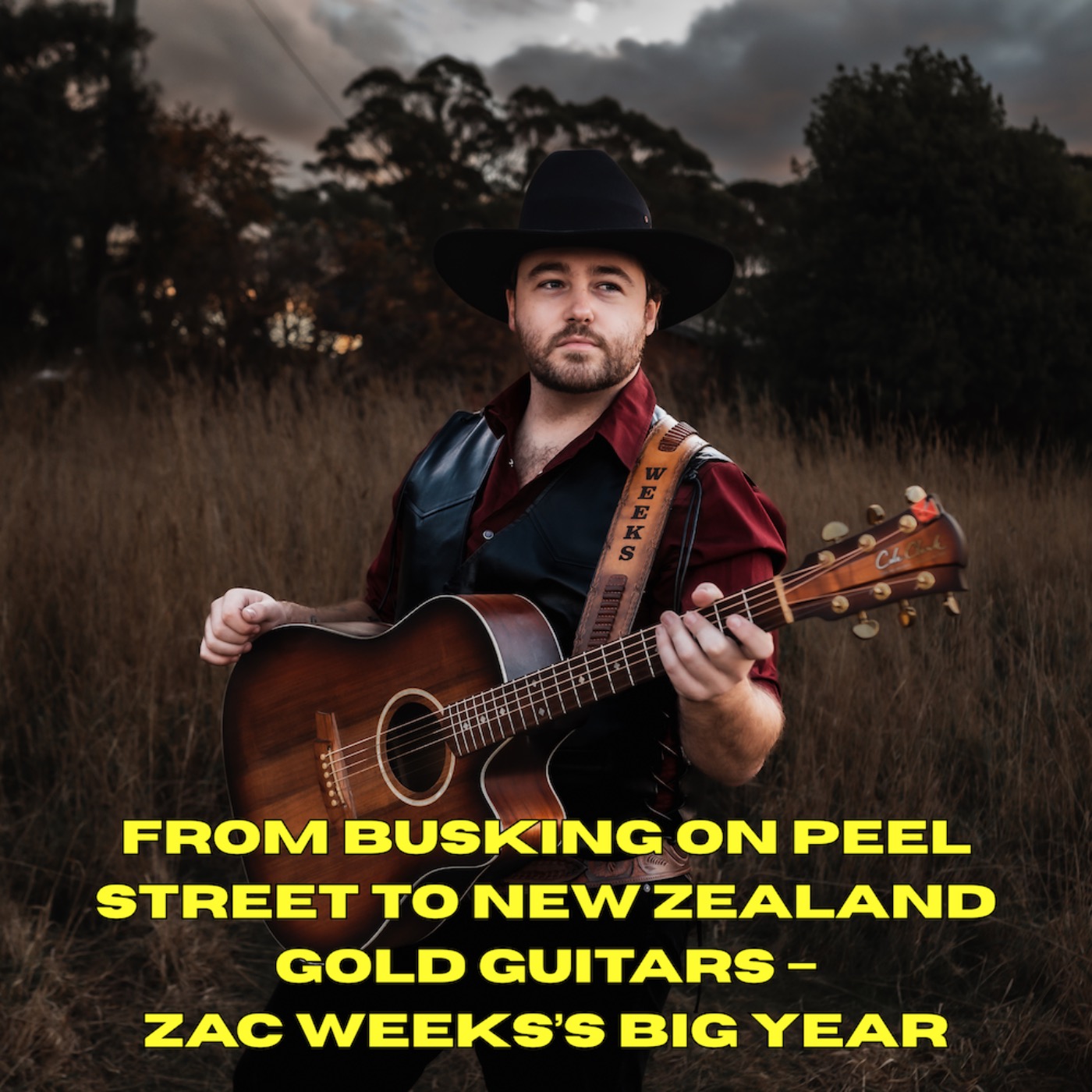 From busking on Peel Street to New Zealand Gold Guitars – Zac Weeks’s big year