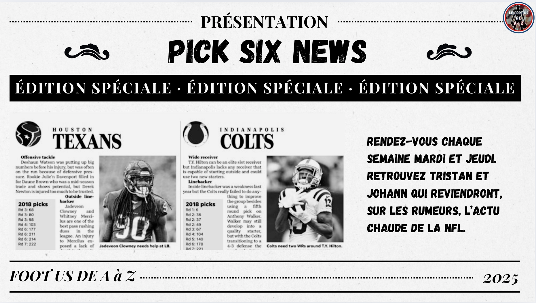 📣 NOUVEL ÉPISODE – PICK SIX NEWS 🏈 %235