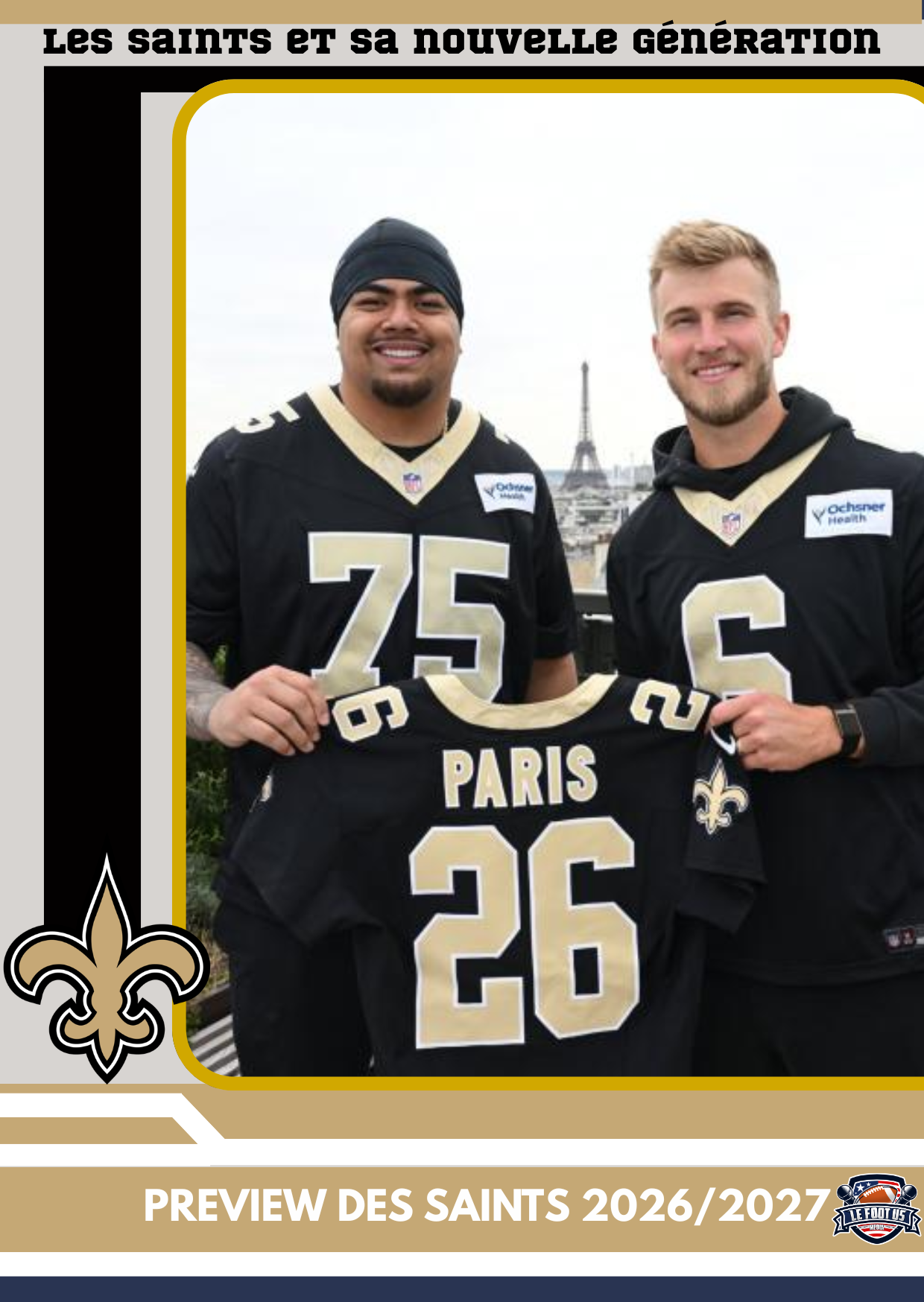 #1 🏈 Les Saints et sa Nouvelle Génération | Preview NFL 2026/2027 🇺🇸⚜️