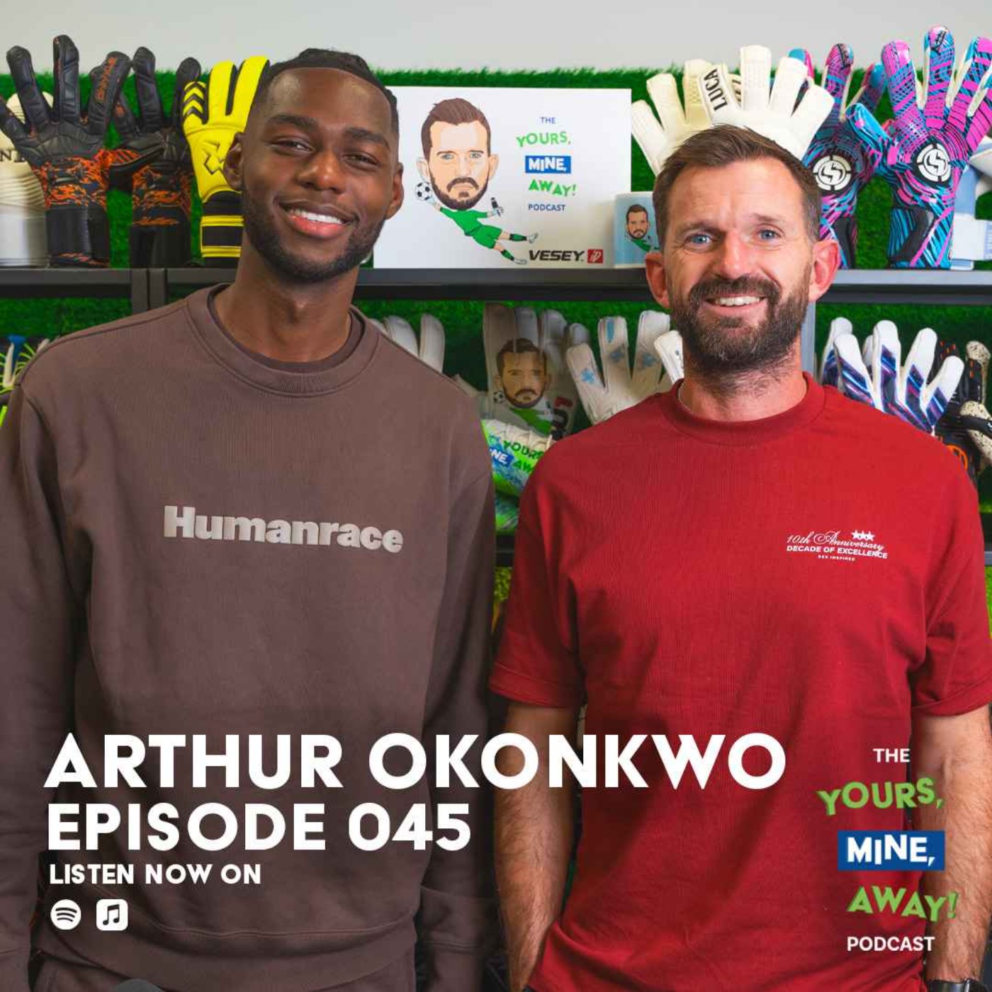 cover art for 045: Arthur Okonkwo - Wrexham & Arsenal GK!
