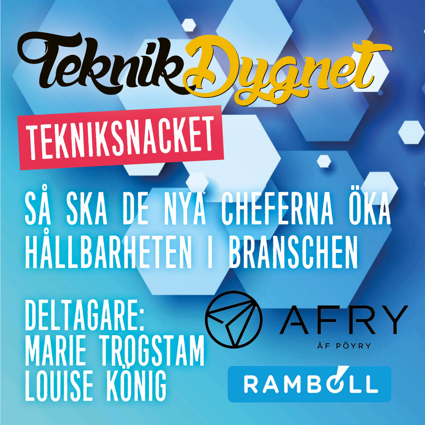 Så ska de nya cheferna öka hållbarheten i branschen Så ska de nya cheferna öka hållbarheten i branschen