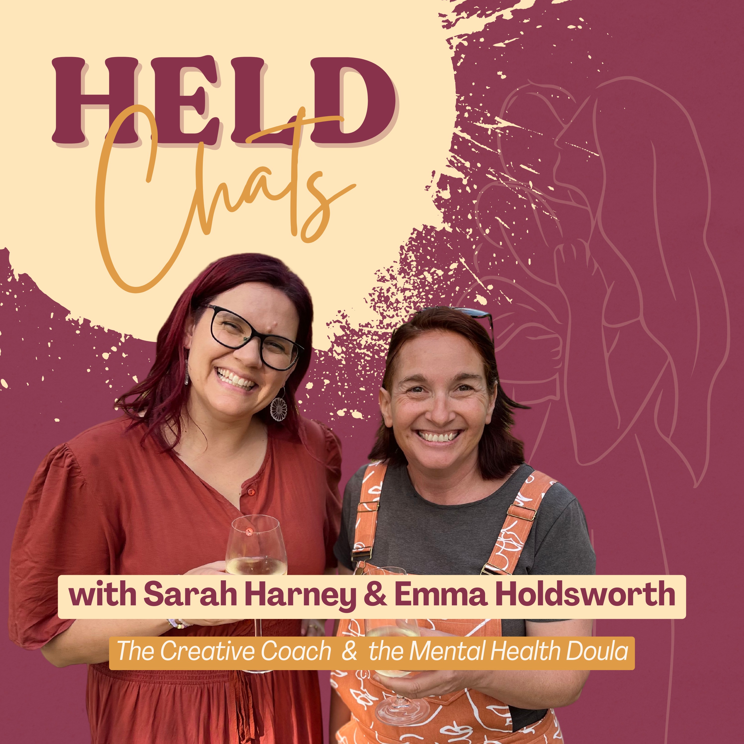 cover art for Hobbies, Health & Healing: Sarah holds Emma | HELD Chats 01