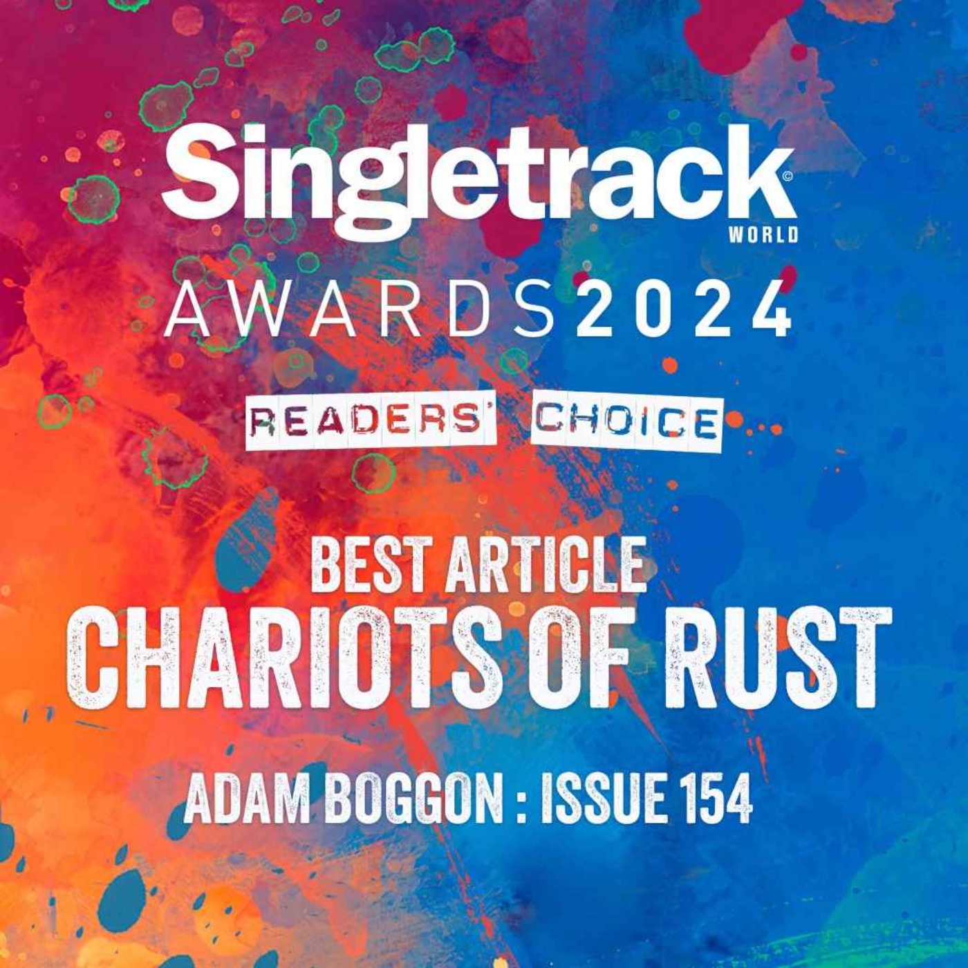 Singletrack Article Of the Year - Read by Adam Boggon - podcast episode cover