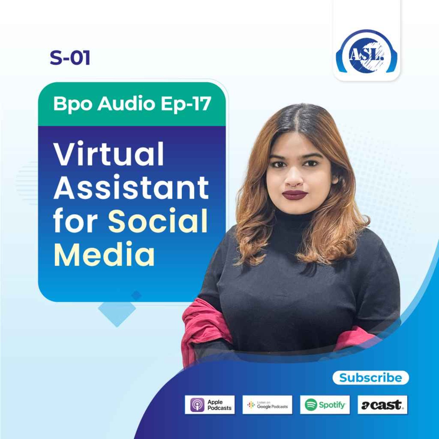 cover art for Virtual Assistant for Social Media | BPO AUDIO EP 17