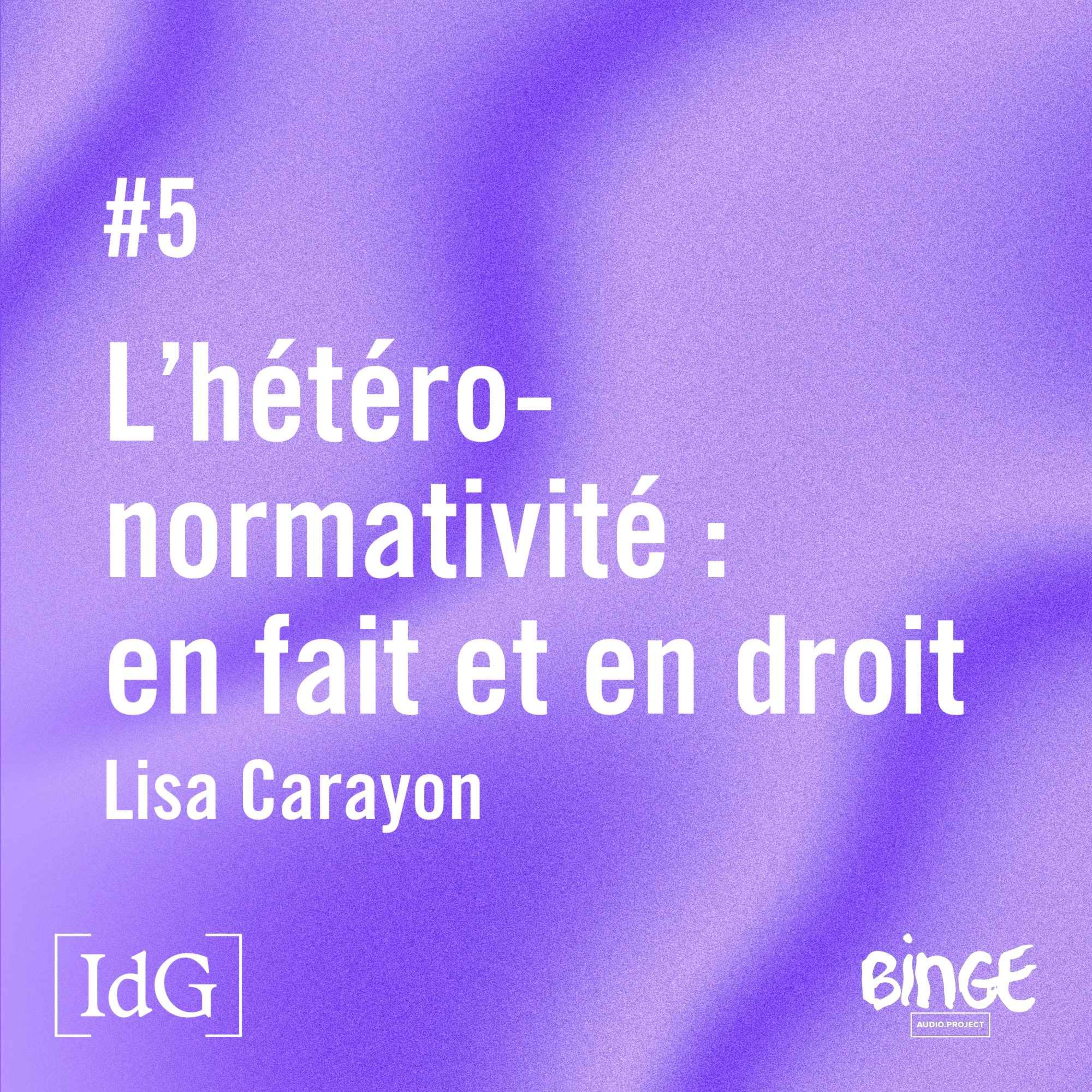 cover art for L’hétéronormativité : en fait et en droit