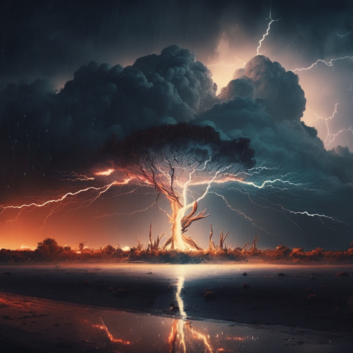 Stormy Nights: Relaxing Sounds of Rain and Thunder