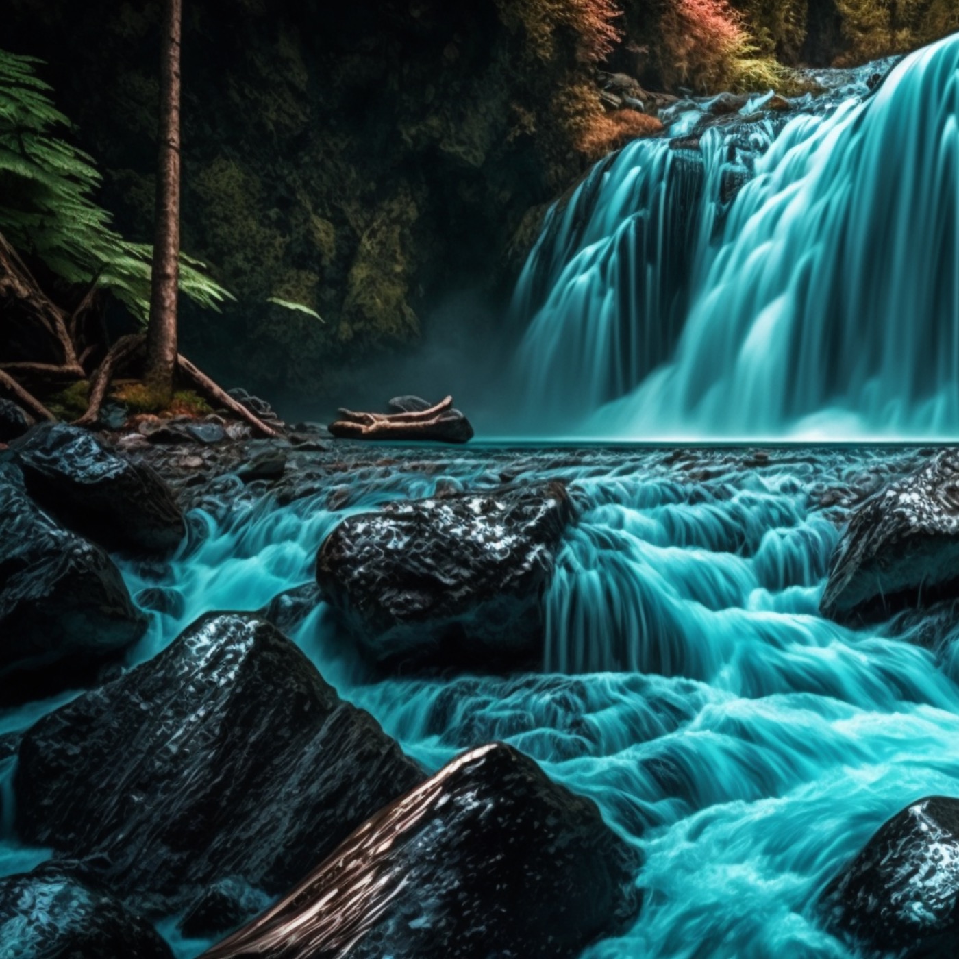 8 Hours of Soothing Waterfall Sounds for Restful Sleep