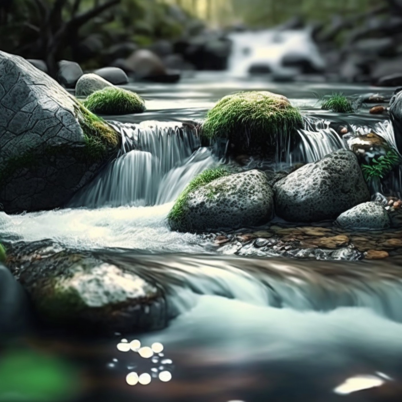 Create a Calming and Relaxing Ambiance with 8 Hours of Running Water Sounds