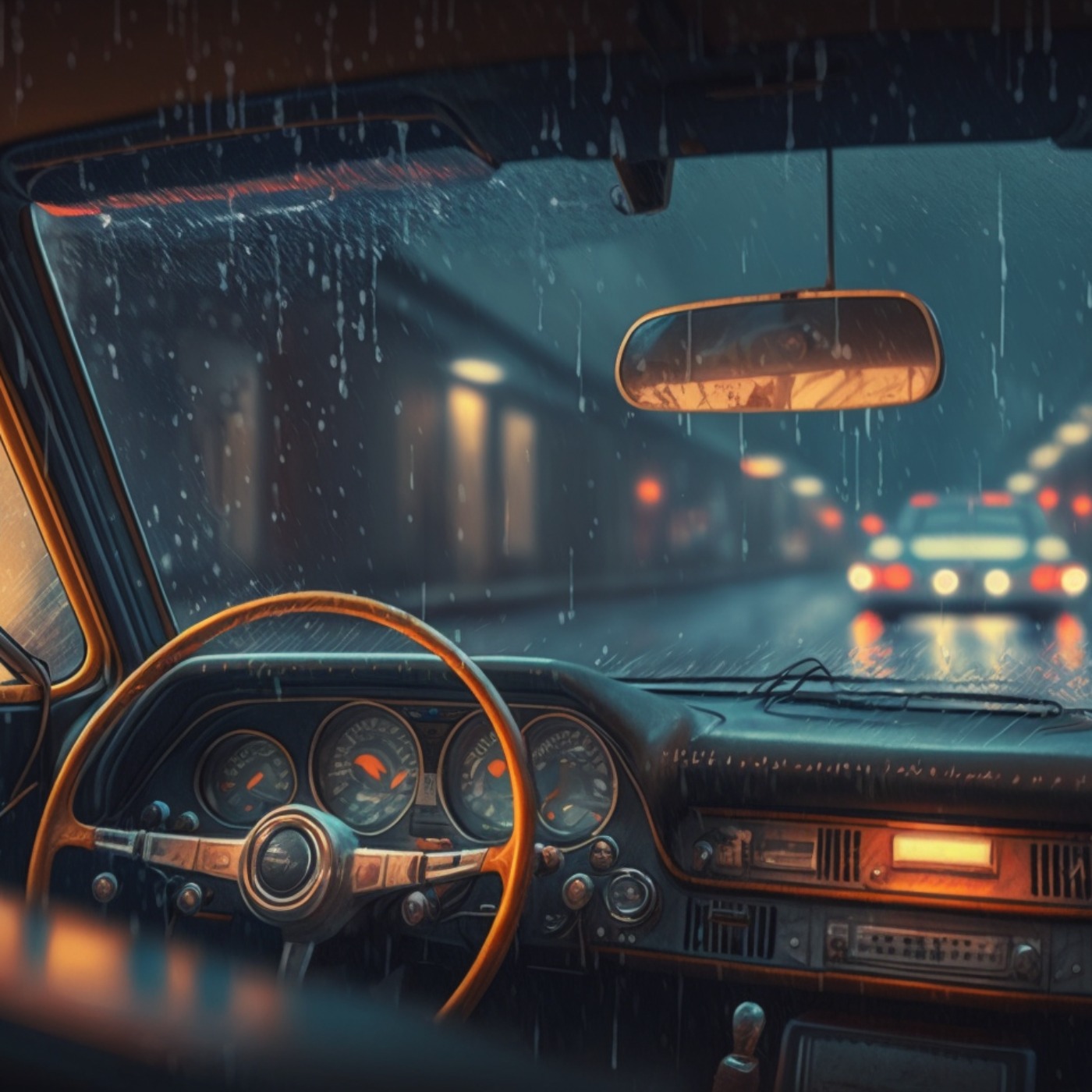 Relax and Sleep Better with 8 Hours of Soothing Rainy Car Ambience Sound White Noise