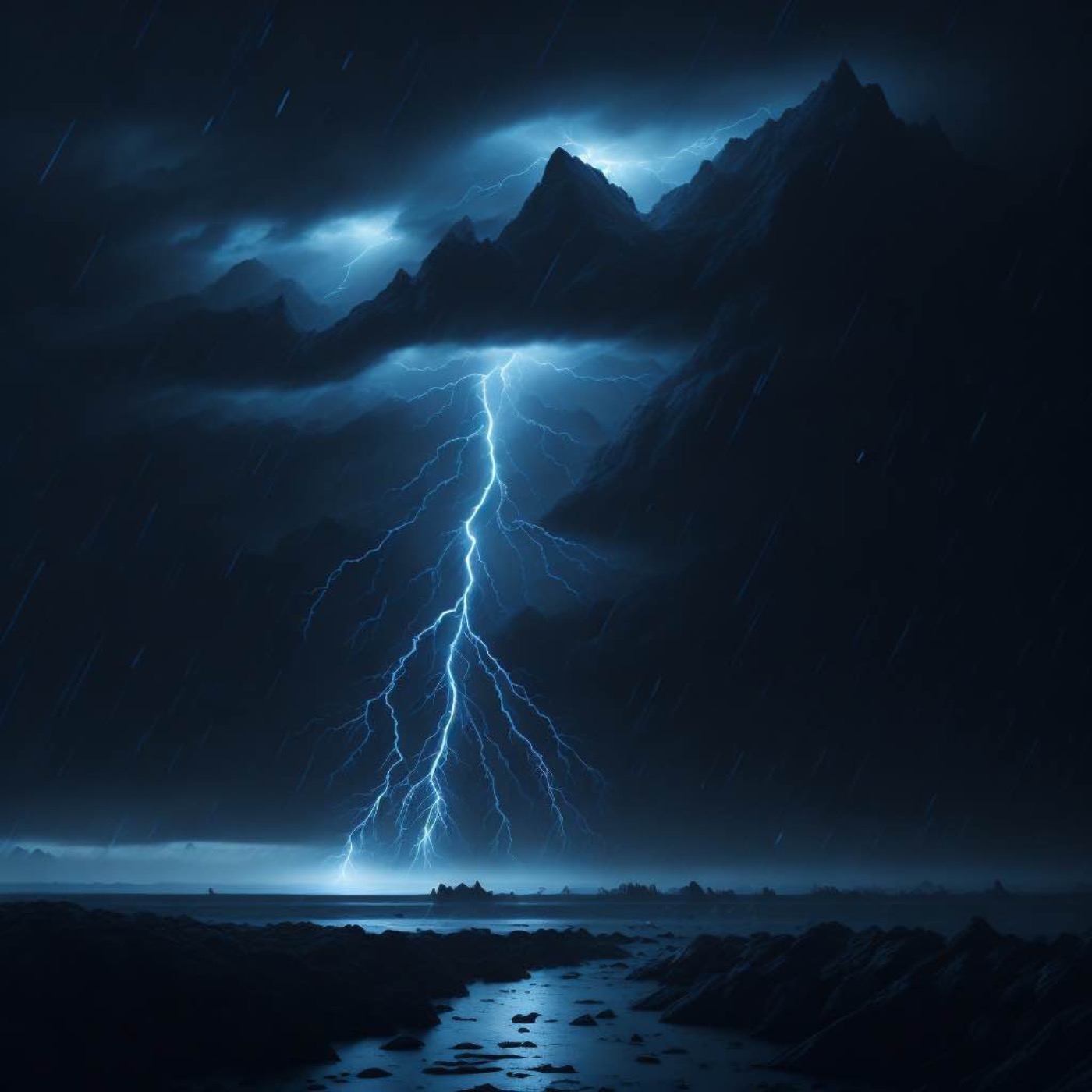 Thunderous Ambience 8 Hours of Soothing Background Music and Thunderstorm Sounds