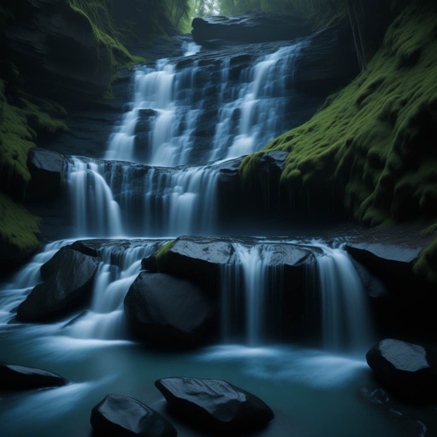 Cascade of Serenity 8 Hours of Relaxing Waterfall Sounds