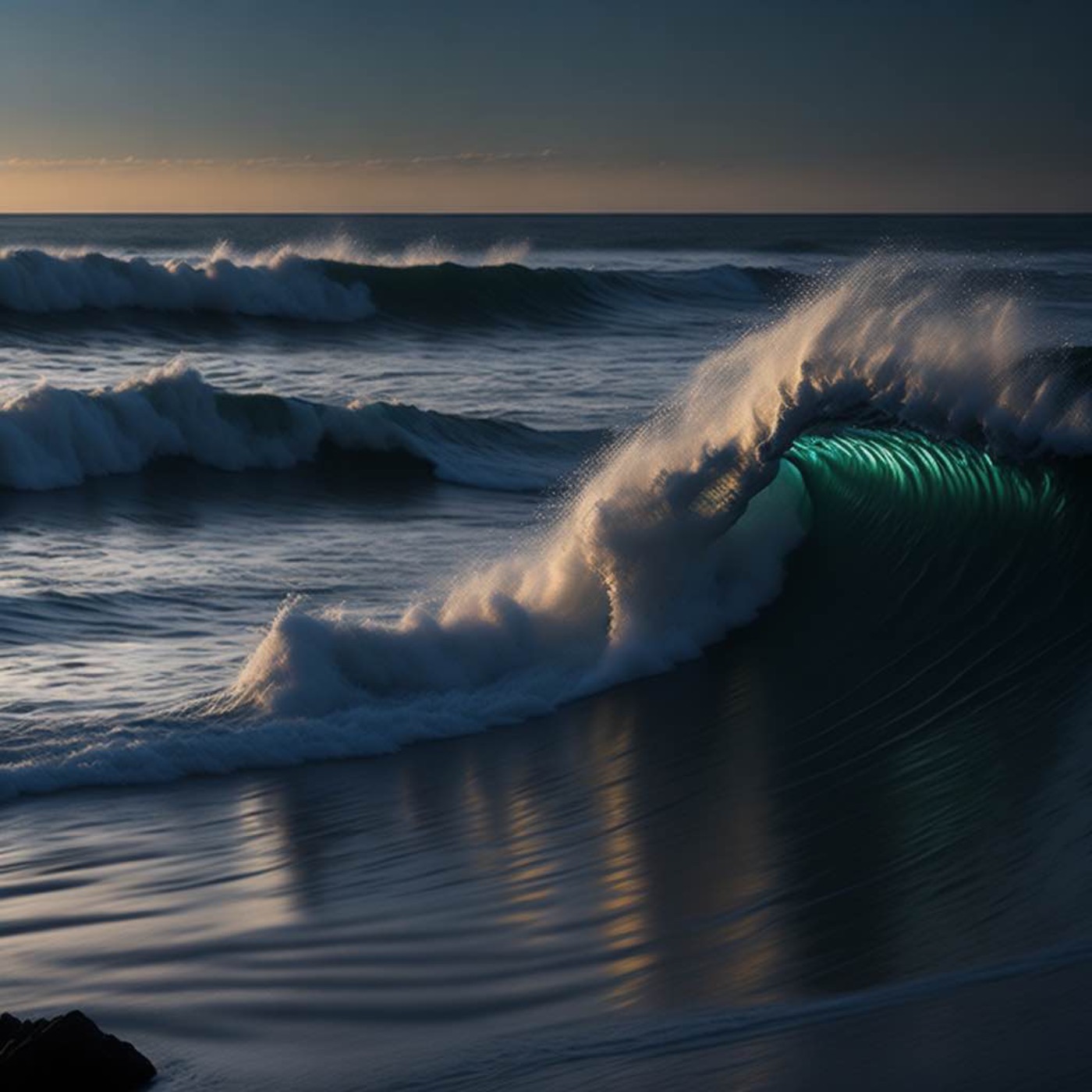 Pacific Beach  8 Hours of Soothing Ocean Waves for Relaxation