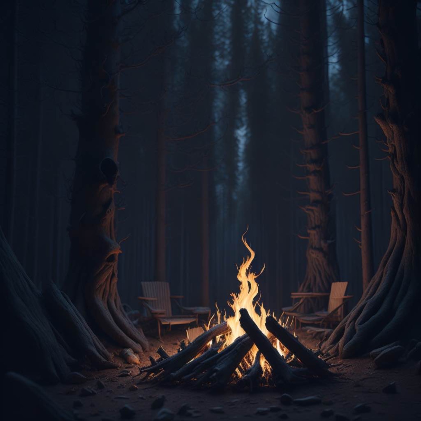 Cozy Campfire  4 Hours of Hissing and Crackling Sounds for Relaxation and Ambience