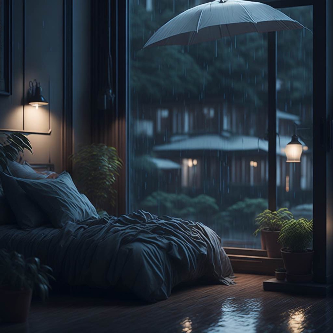 Rainy Day Ambience  8 Hours of Soothing Rain Sounds for Sleep, Study, and Work