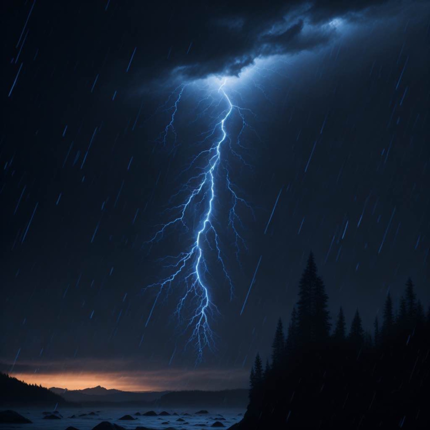 Stormy Nights  8 Hours of Calming Rain and Thunder Sounds for Deep Sleep