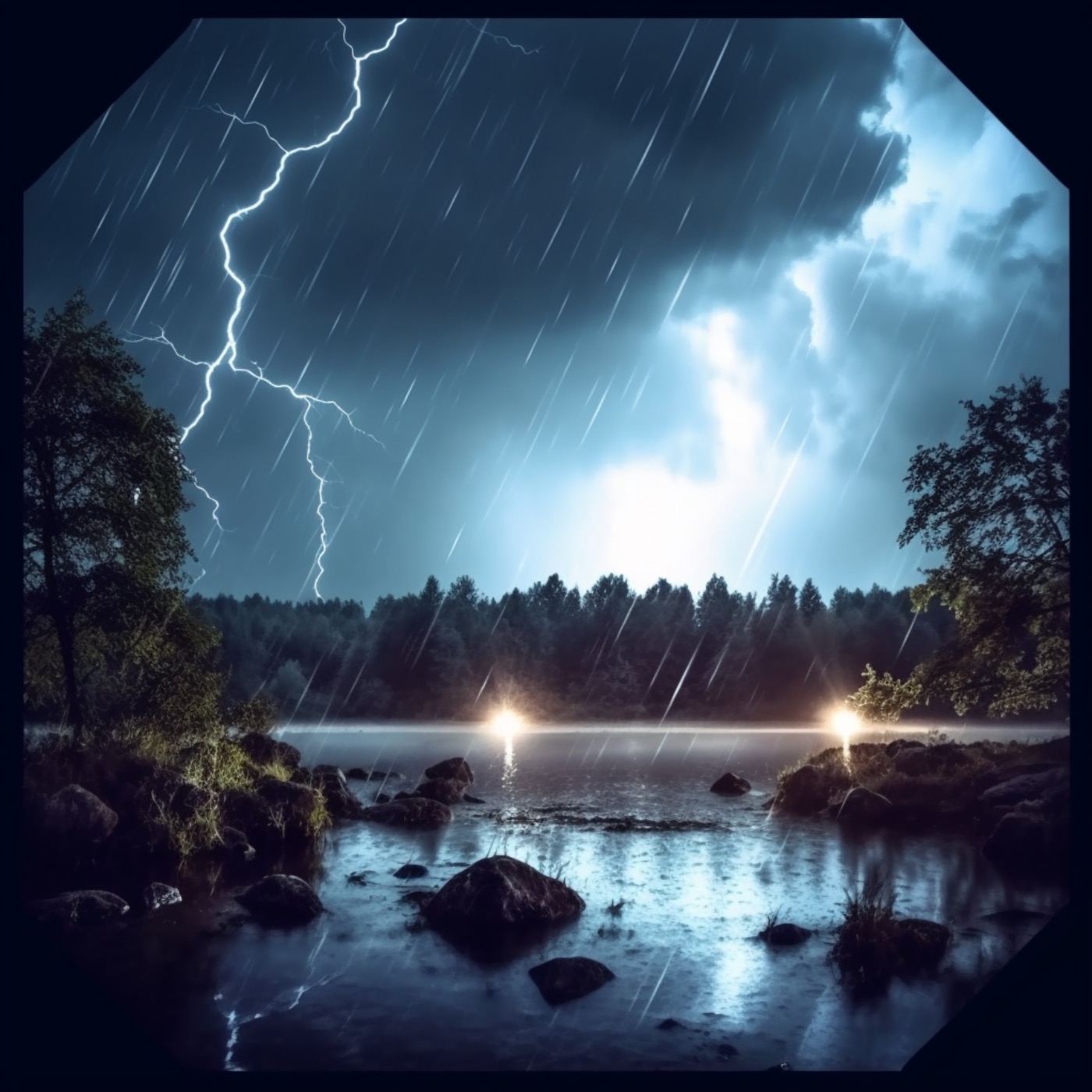 Heavy Thunderstorm Sounds   Relaxing Rain, Thunder & Lightning Ambience for Sleep  HD Nature Sound