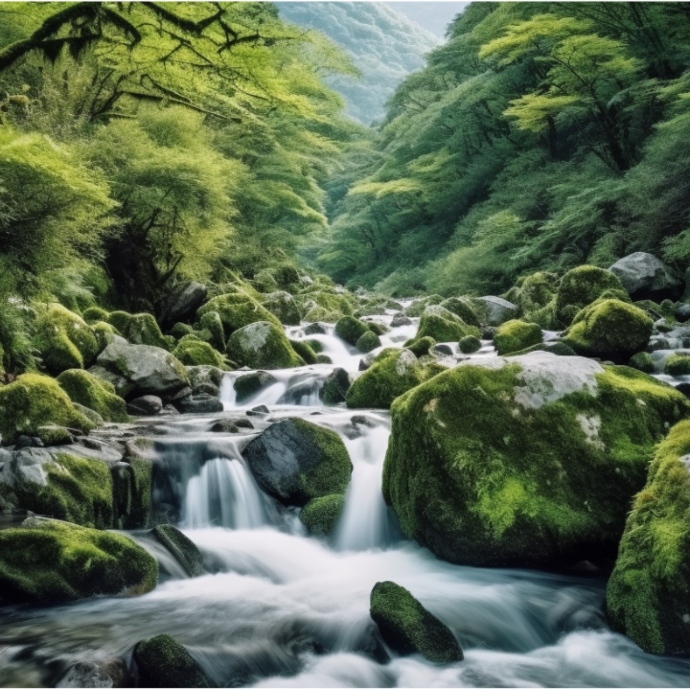 3 Hours of Mountain Stream Waterfalls for Sleep, Relaxation, and Focus