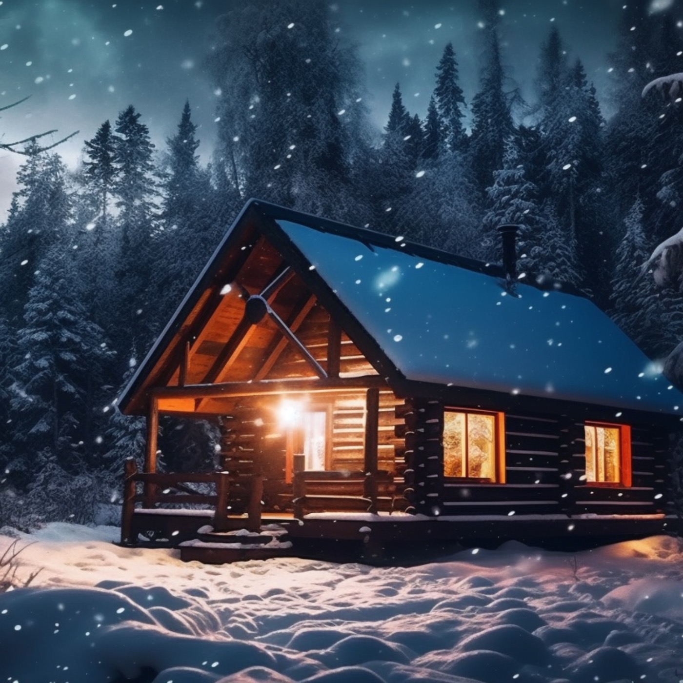 Snowstorm, Blizzard & Howling Winds | 10 Hours Relaxing Sounds for Sleep, Insomnia, Wooden Cabin