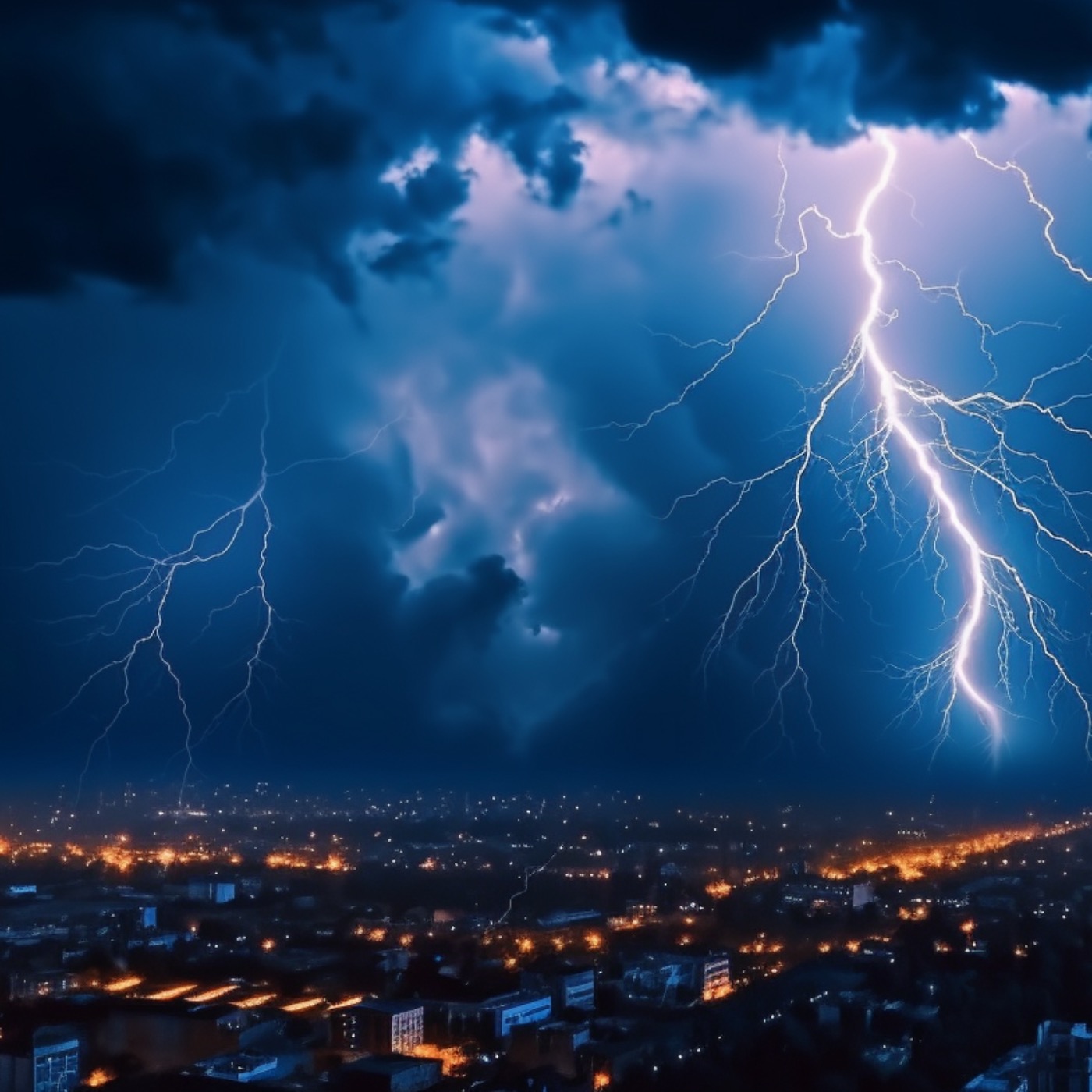 Heavy Thunder, Fierce Wind & Rain Sounds For Sleeping Relaxing  Lightning Clap Storm Ambience