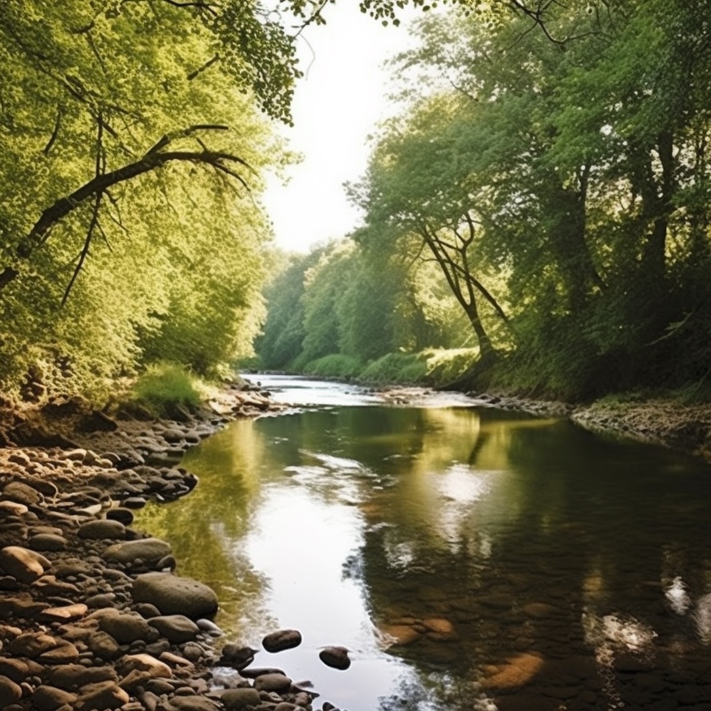 Serene River Serenade 4 Hours of Relaxing River Sounds for Peace and Tranquility