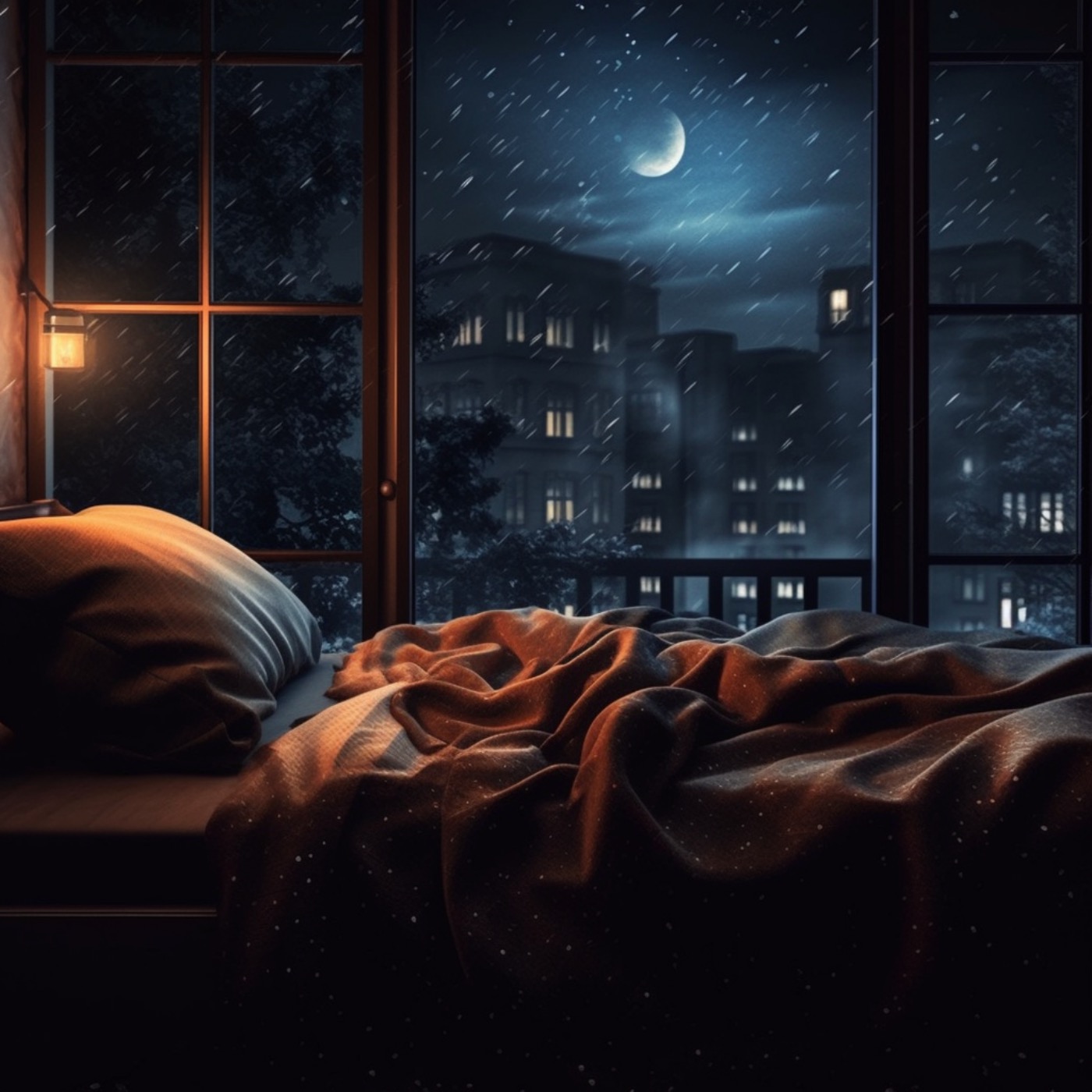 🎧 Heavy Rain Sounds at Night  Sleep, Study, Relax  Ambient Noise Rainstorm