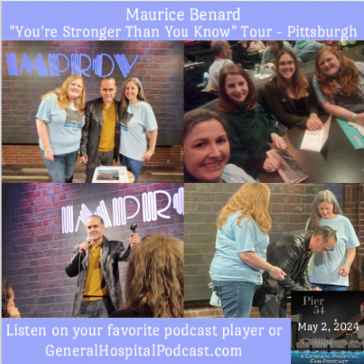 cover art for Episode 540: The Port Charles 411 - Maurice Benard "You're Stronger Than You Know" Tour - Pittsburgh