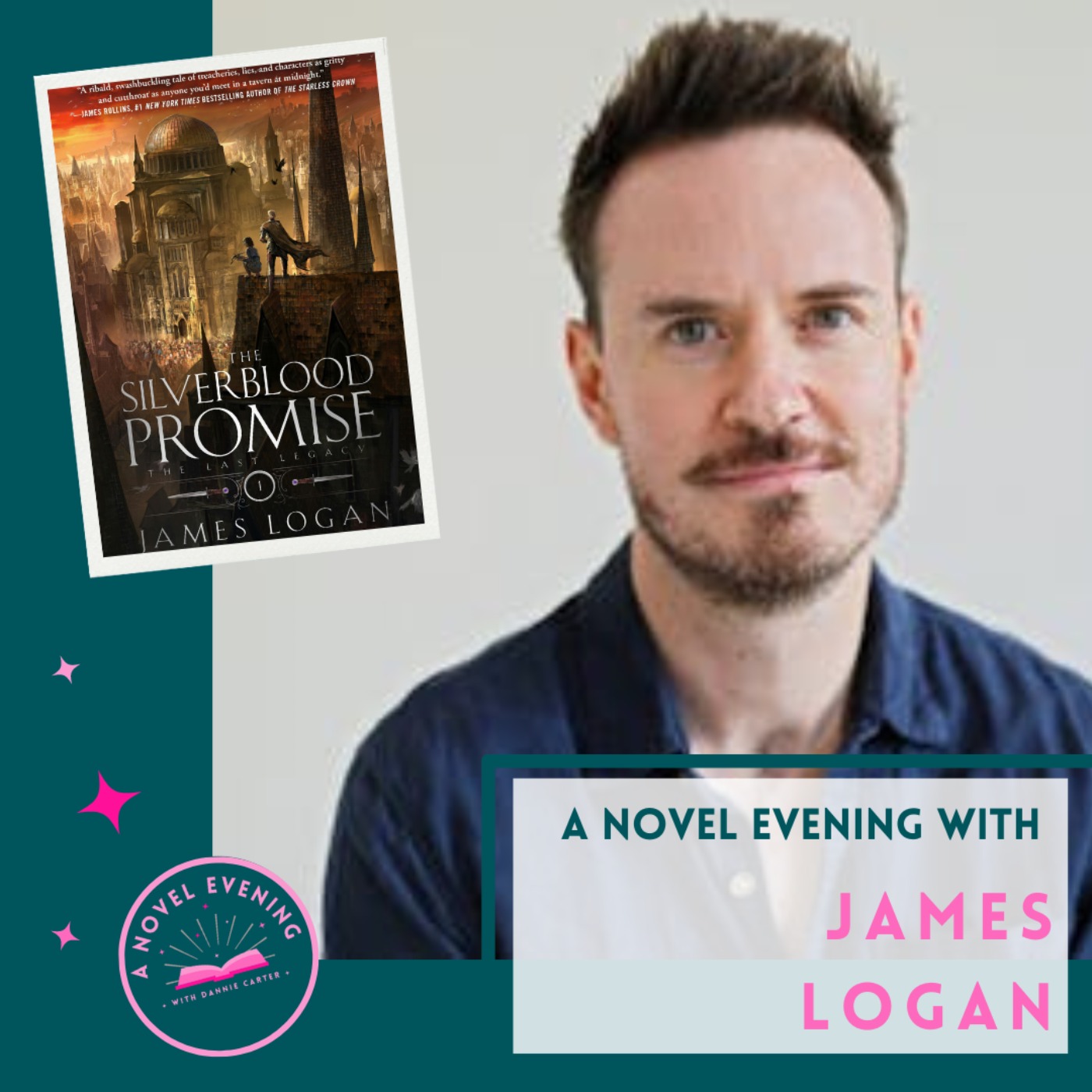 cover art for A Novel Evening with James Logan