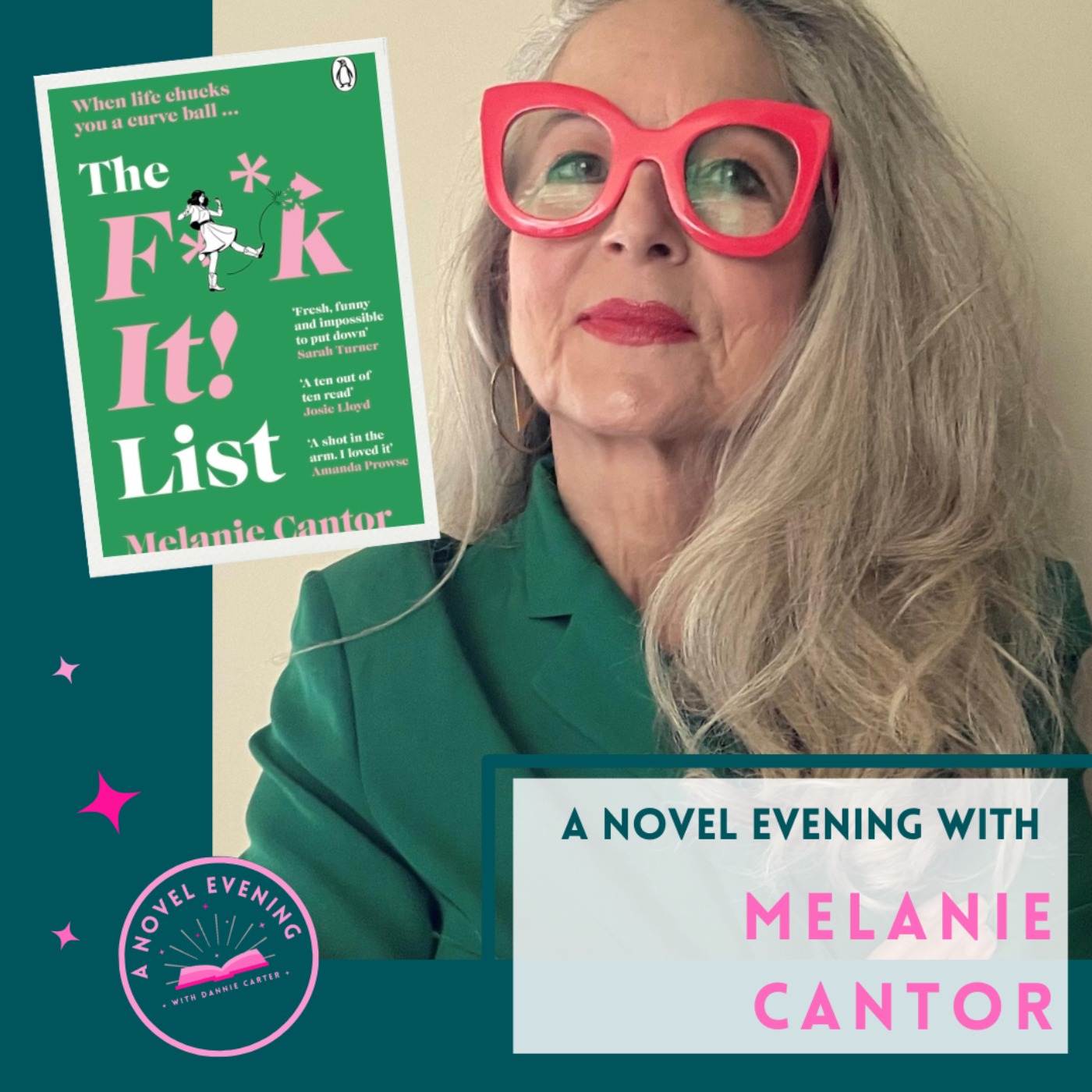 cover art for A Novel Evening with Melanie Cantor