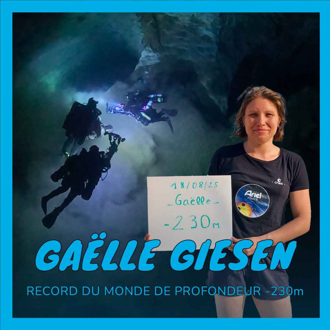 230m de profondeur : analyse d’une plongée record avec Gaëlle Giesen