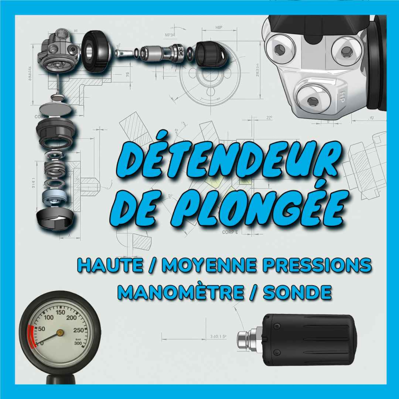 [Détendeur de plongée] Sorties haute et moyenne pressions, manomètre ou sonde électronique ?